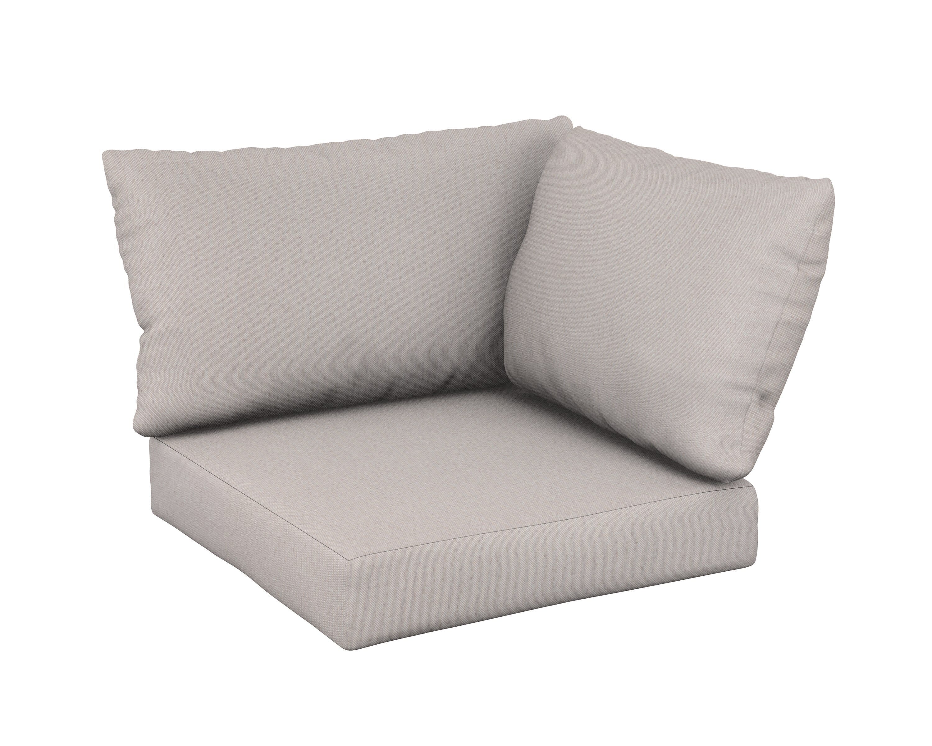 Modular Corner Cushion Set in Dune Burlap