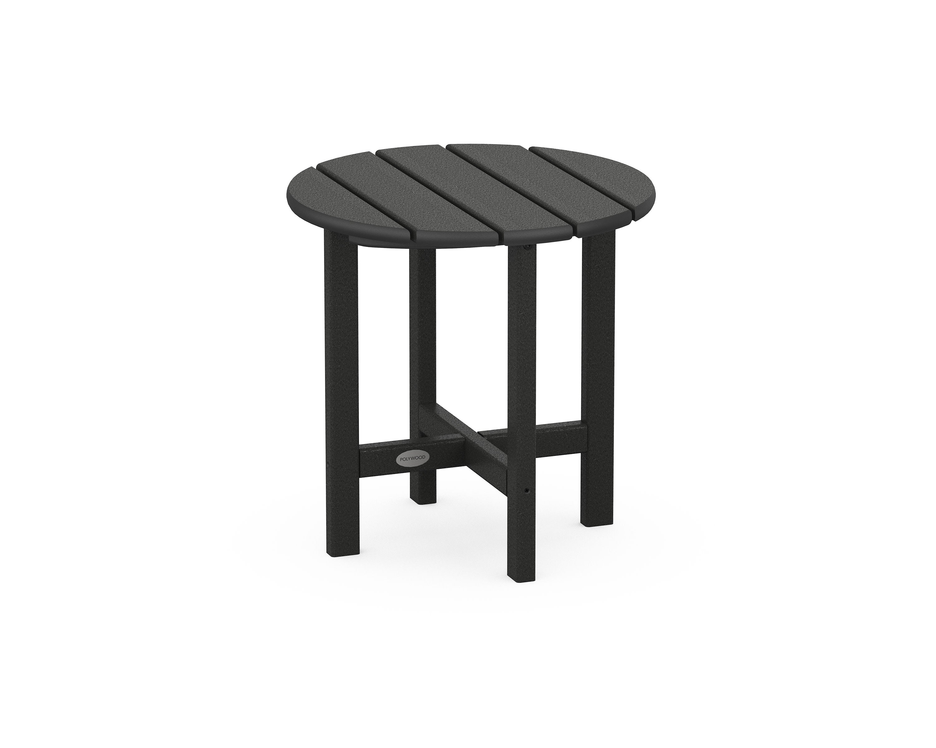 Round 18" Side Table in Black