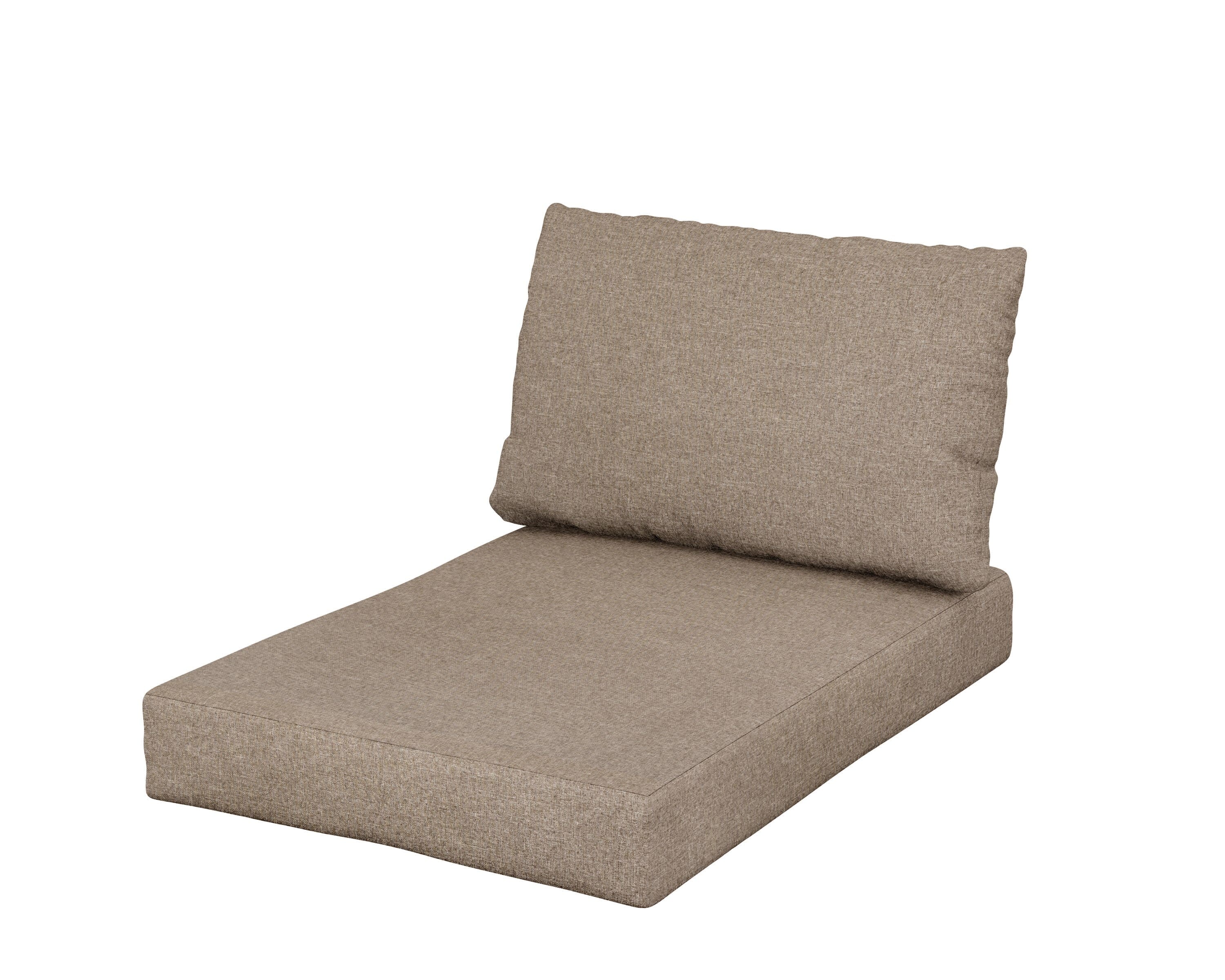 Daybed Swing Seat/Back Cushion in Spiced Burlap