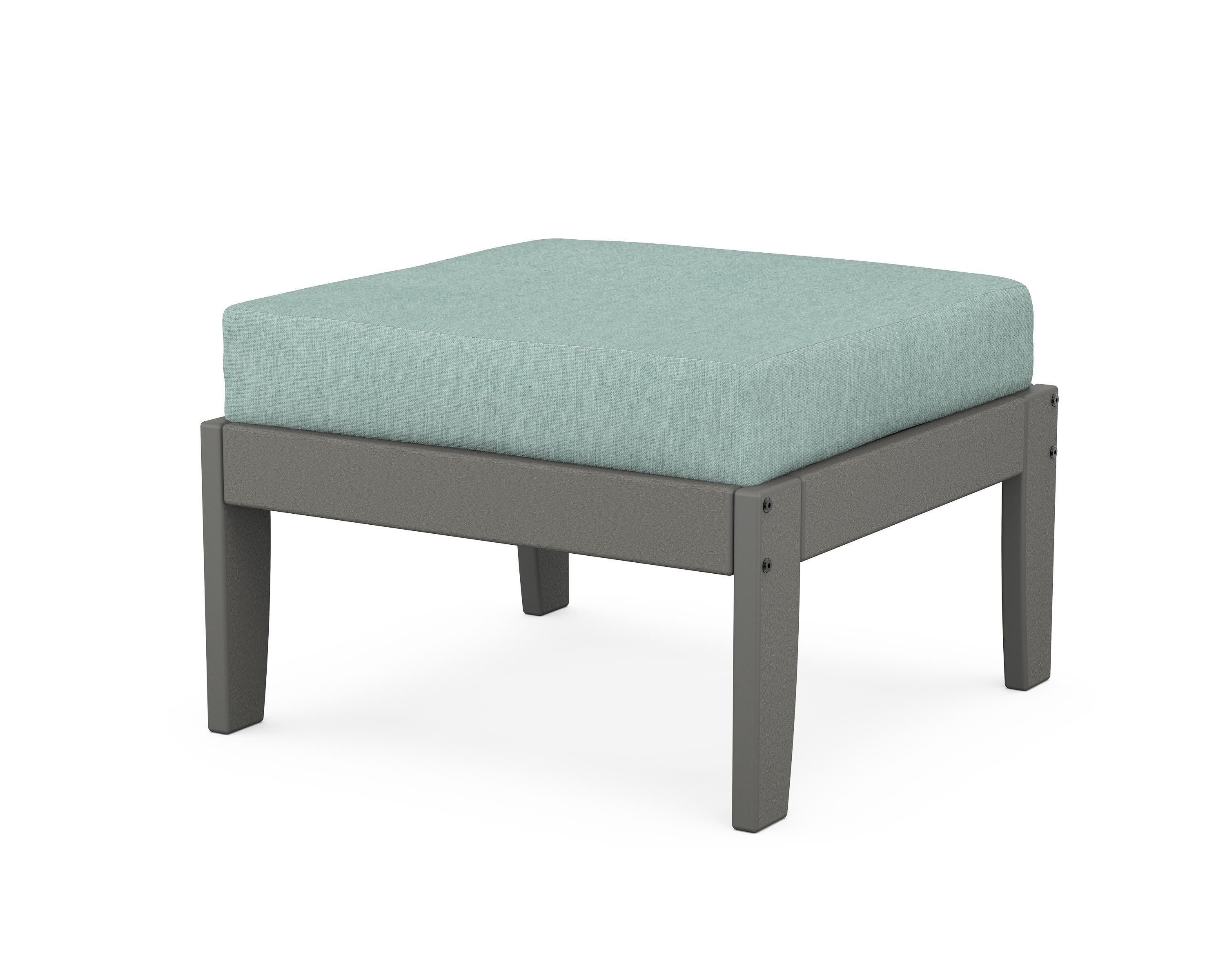 Modular Ottoman - Classic in Slate Grey / Glacier Spa