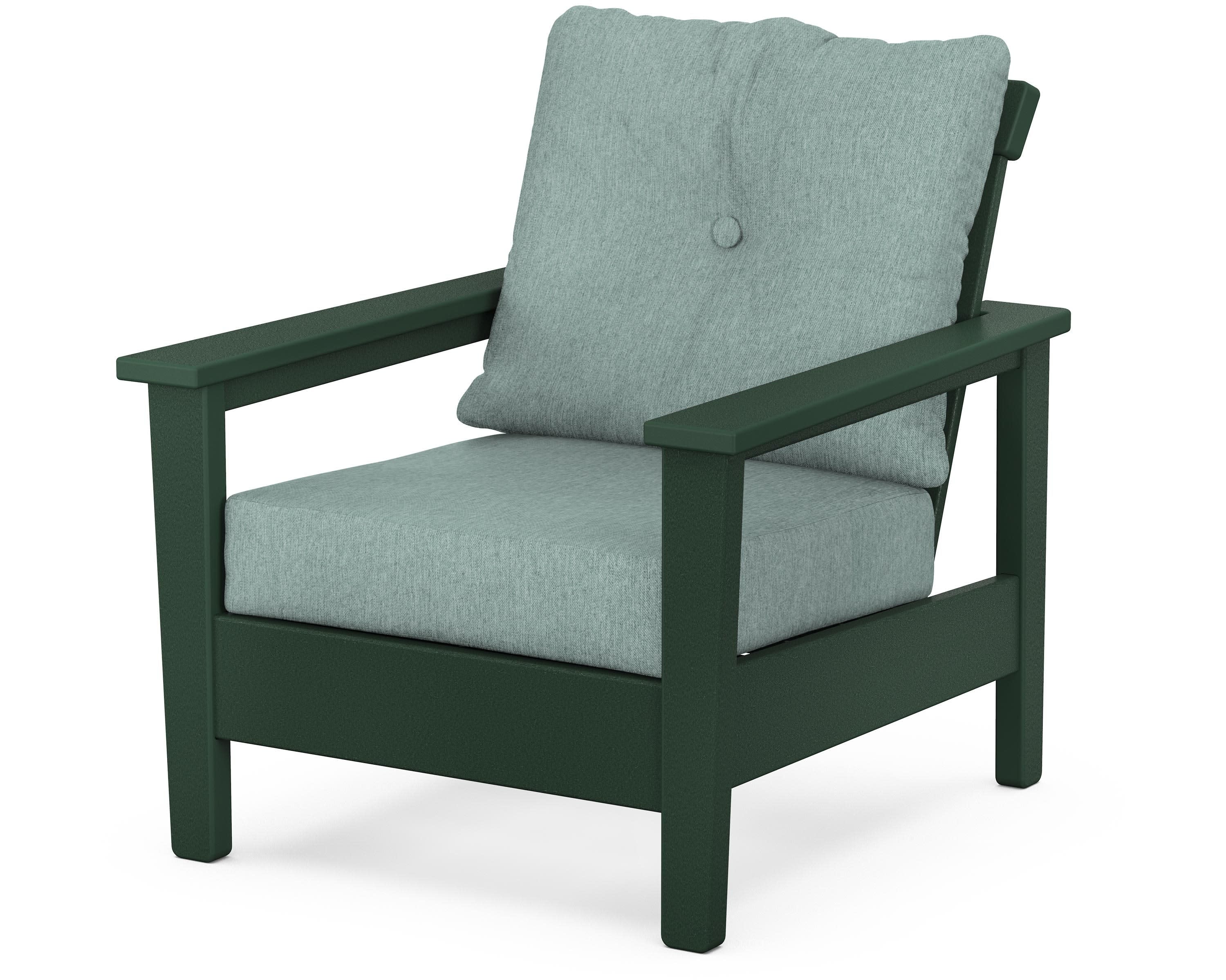 Prescott Deep Seating Chair in Green / Glacier Spa