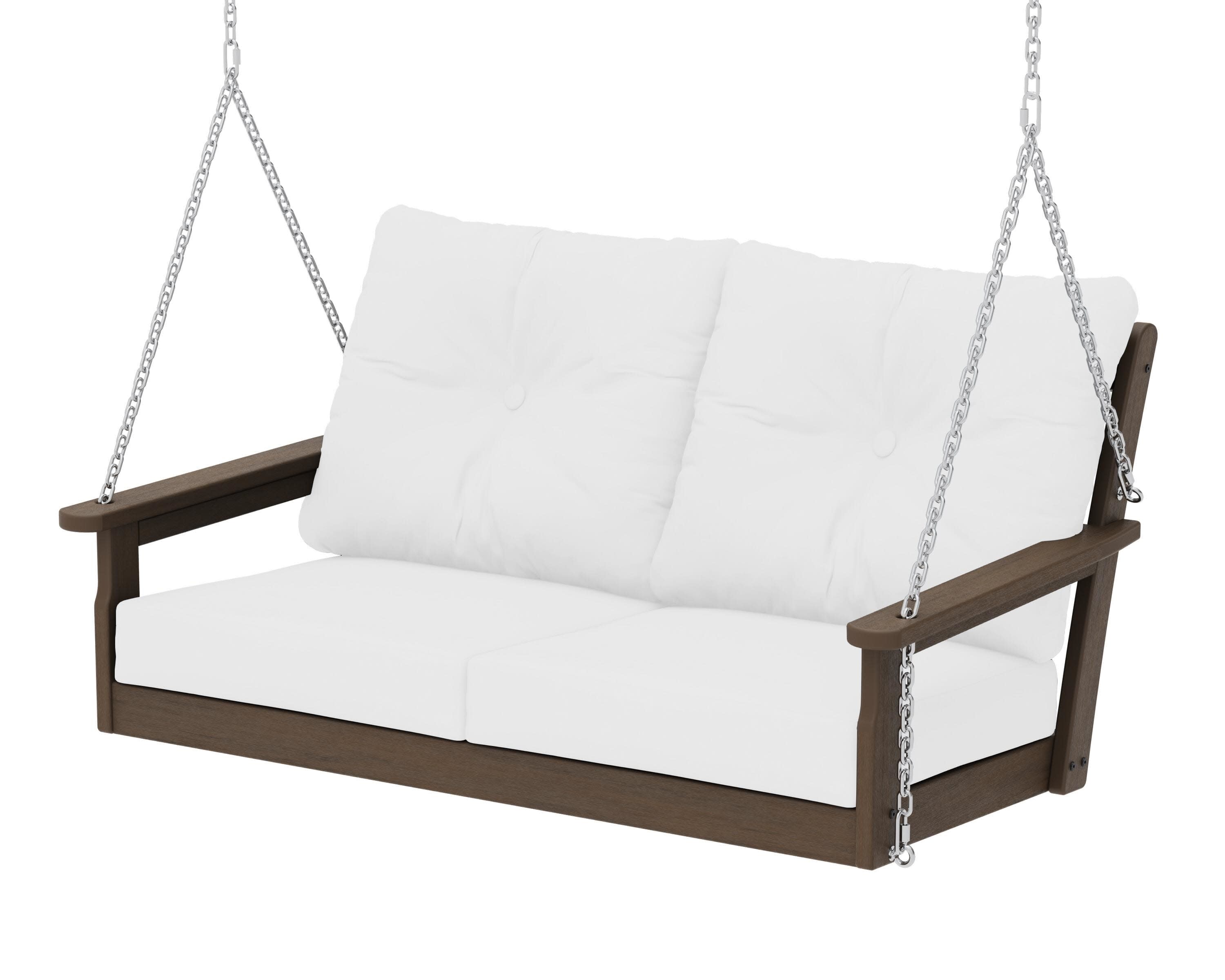 Vineyard Deep Seating Swing in Kona / Natural