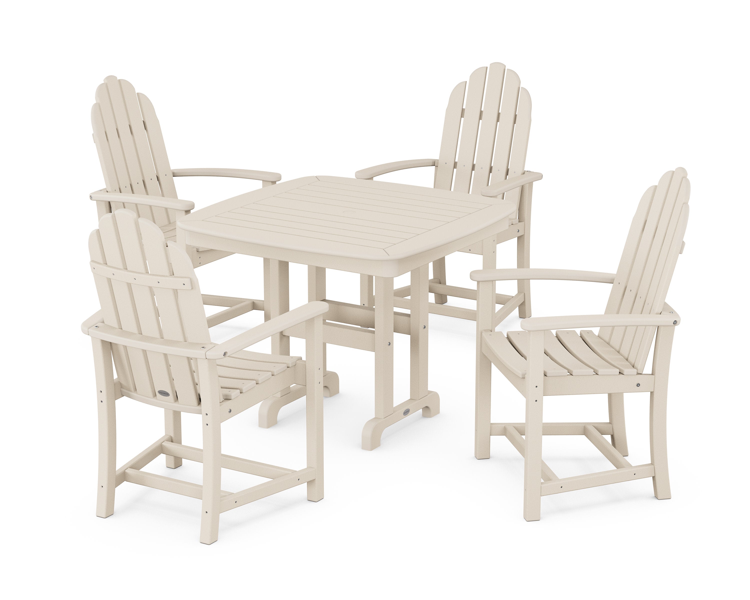 Classic Adirondack 5-Piece Dining Set in Sand