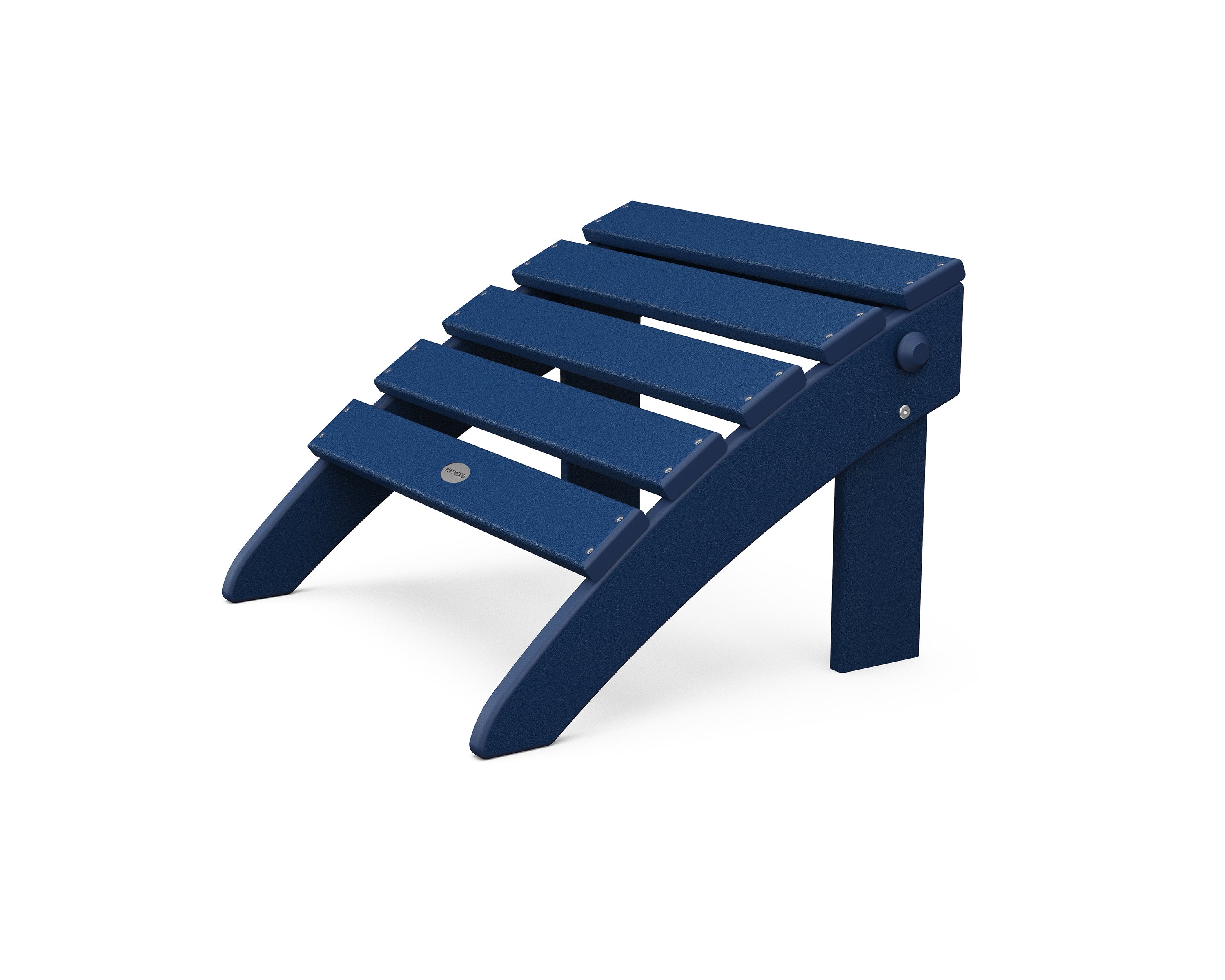 Classic Adirondack Folding Ottoman in Navy