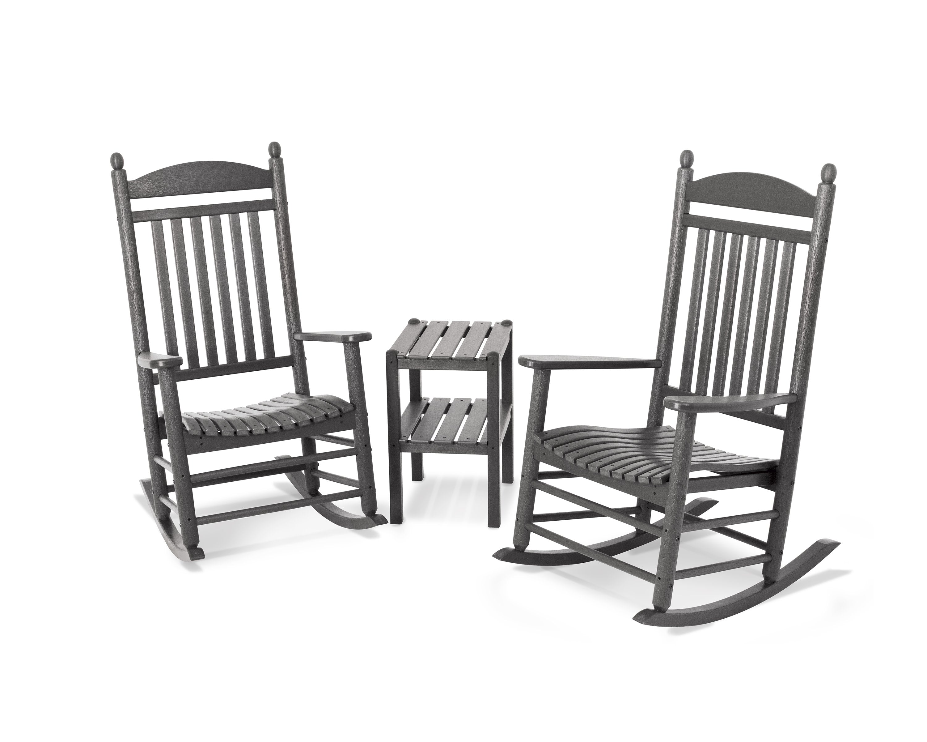Jefferson 3-Piece Rocker Set in Slate Grey