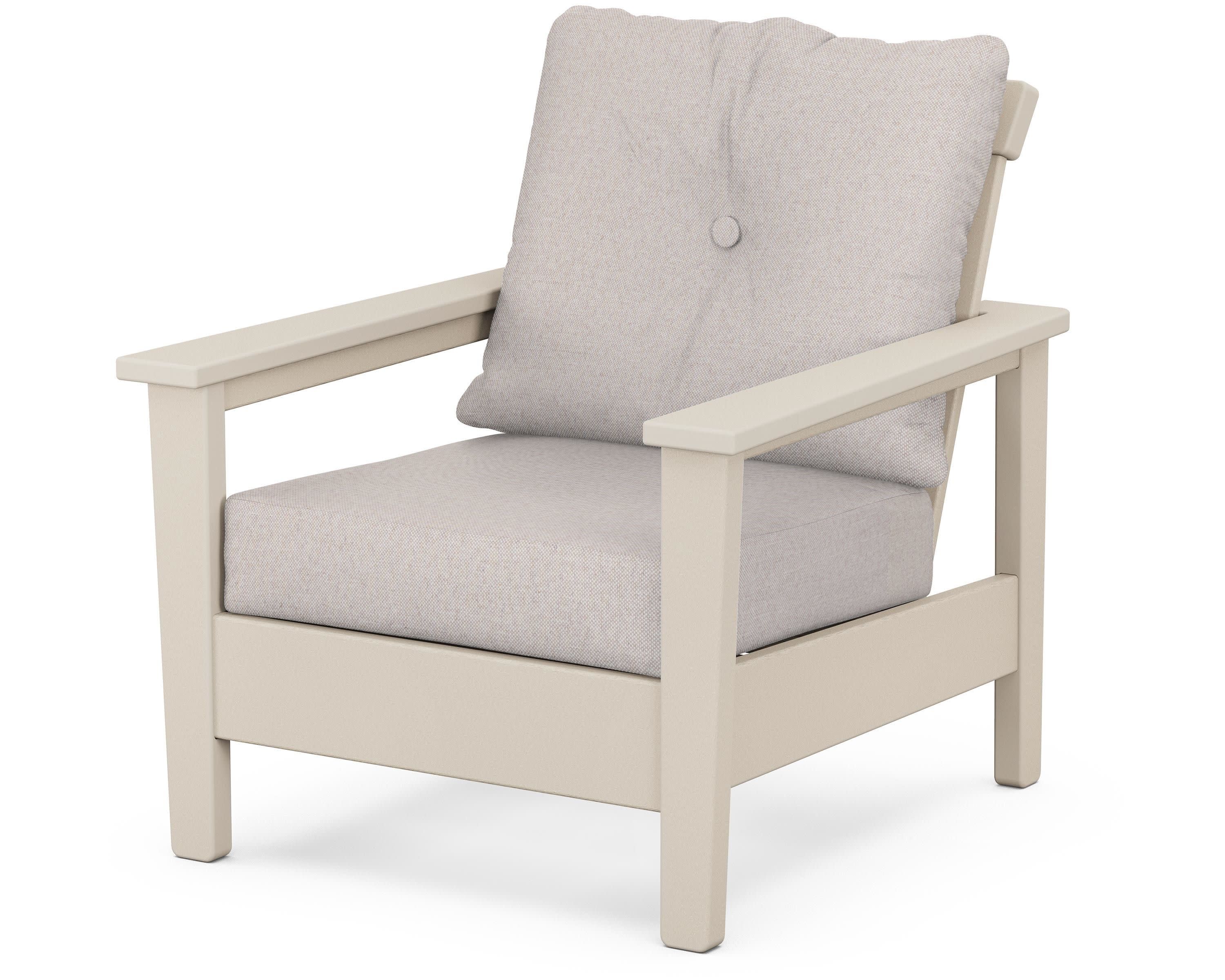 Prescott Deep Seating Chair in Sand / Dune Burlap