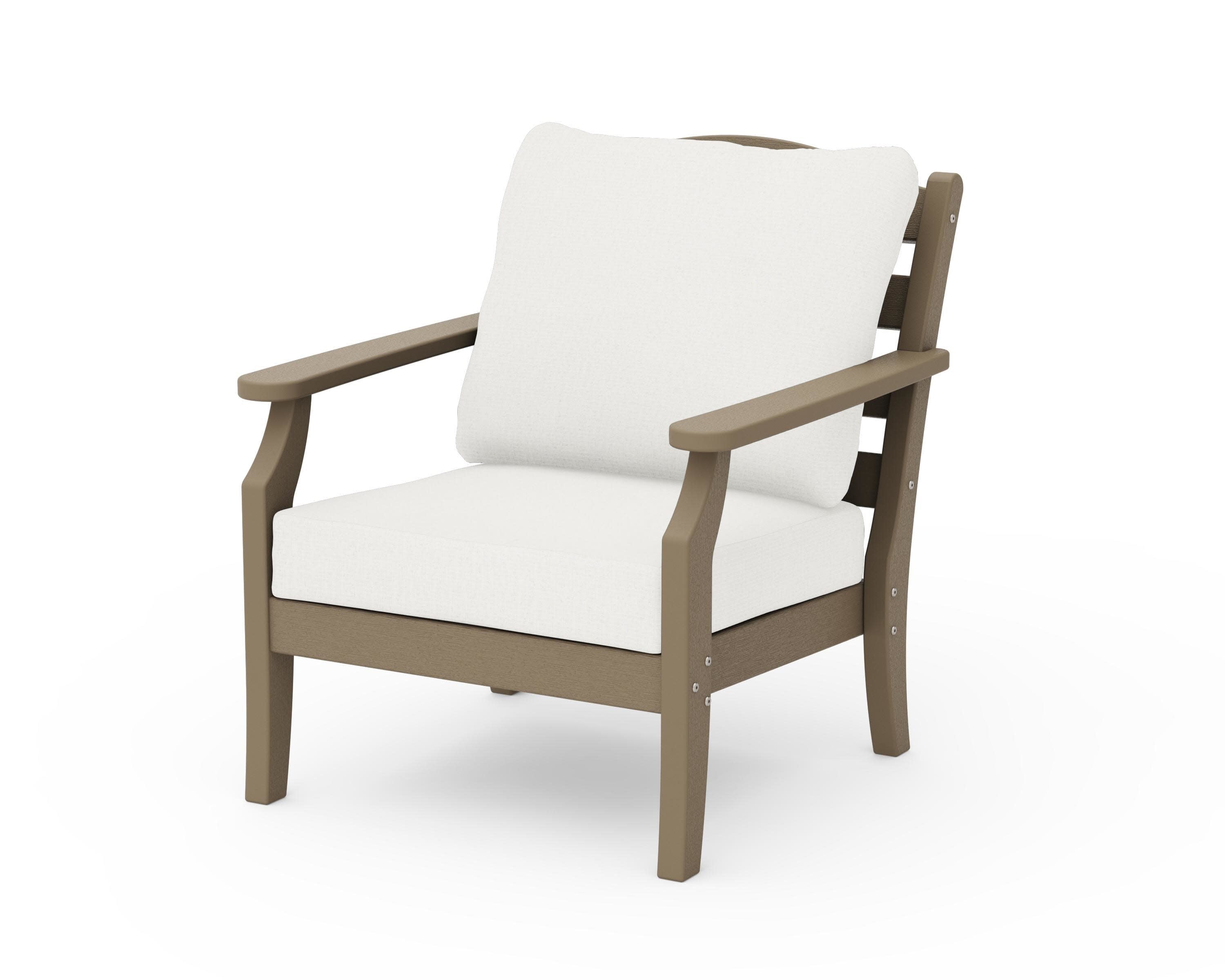 Savannah Deep Seating Chair in Vintage Sahara / Natural Linen