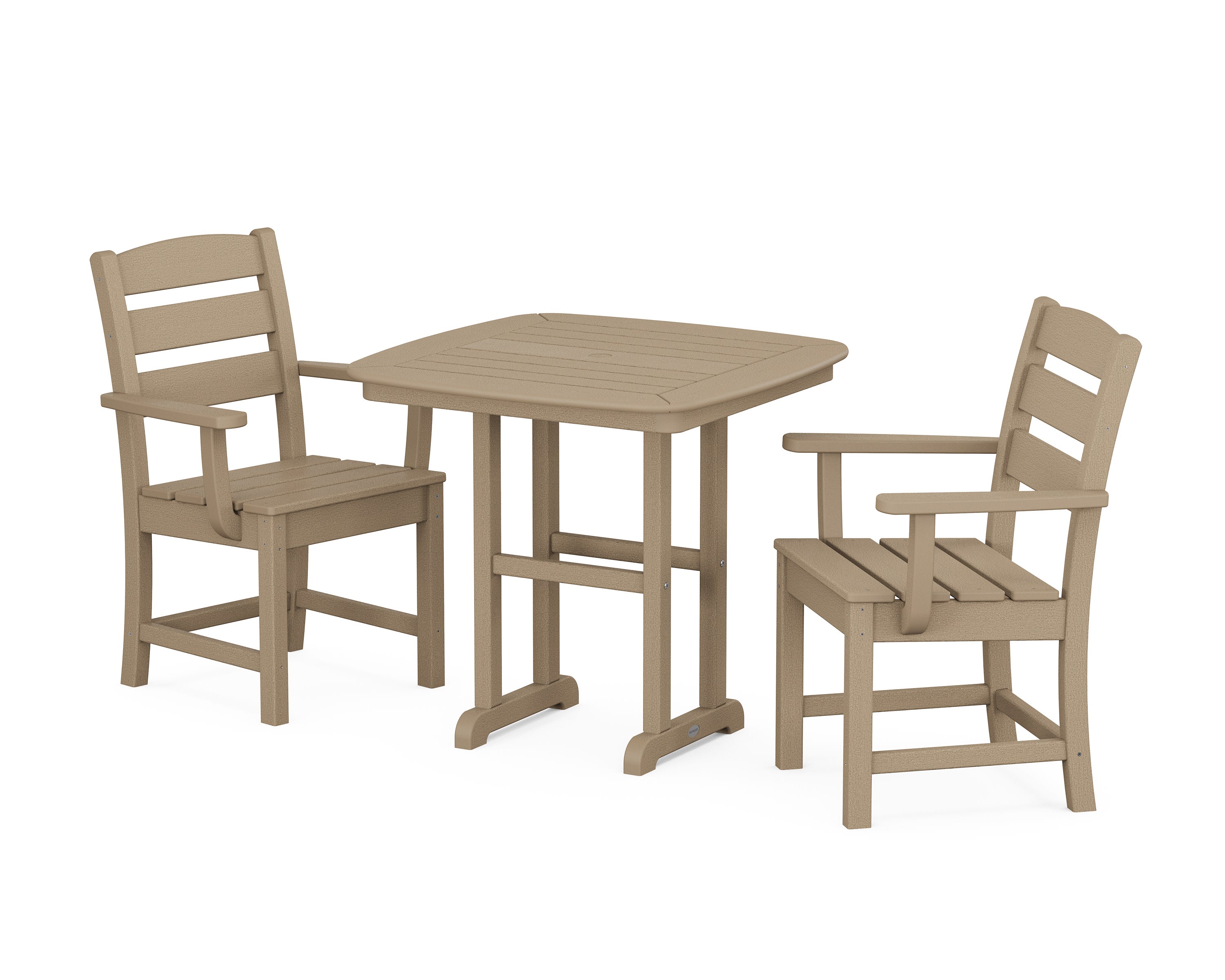 Lakeside 3-Piece Dining Set in Vintage Sahara