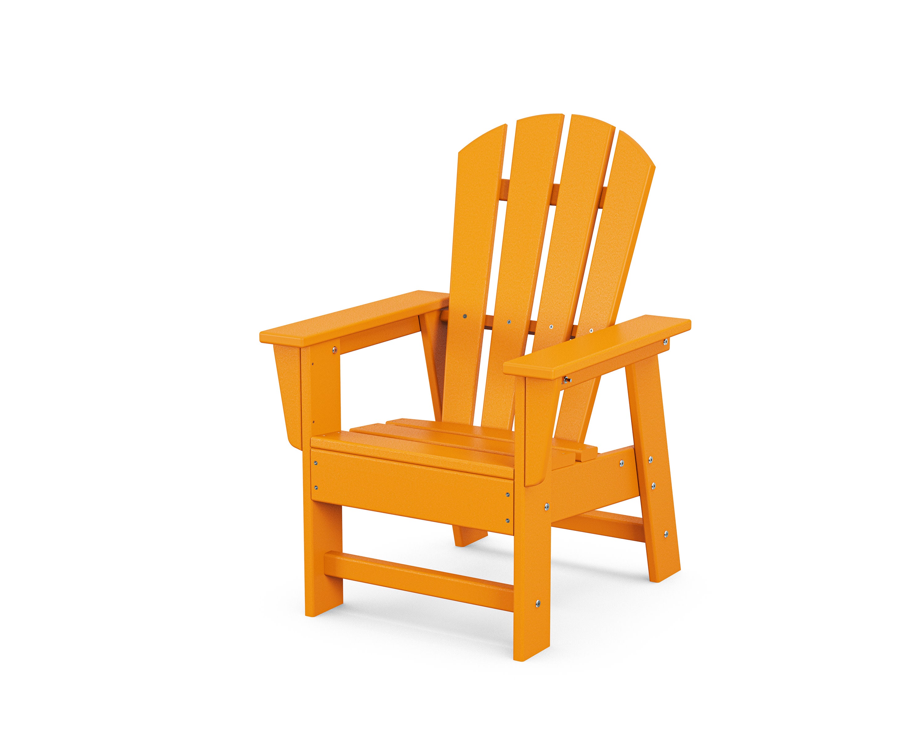Kids Adirondack Chair in Tangerine