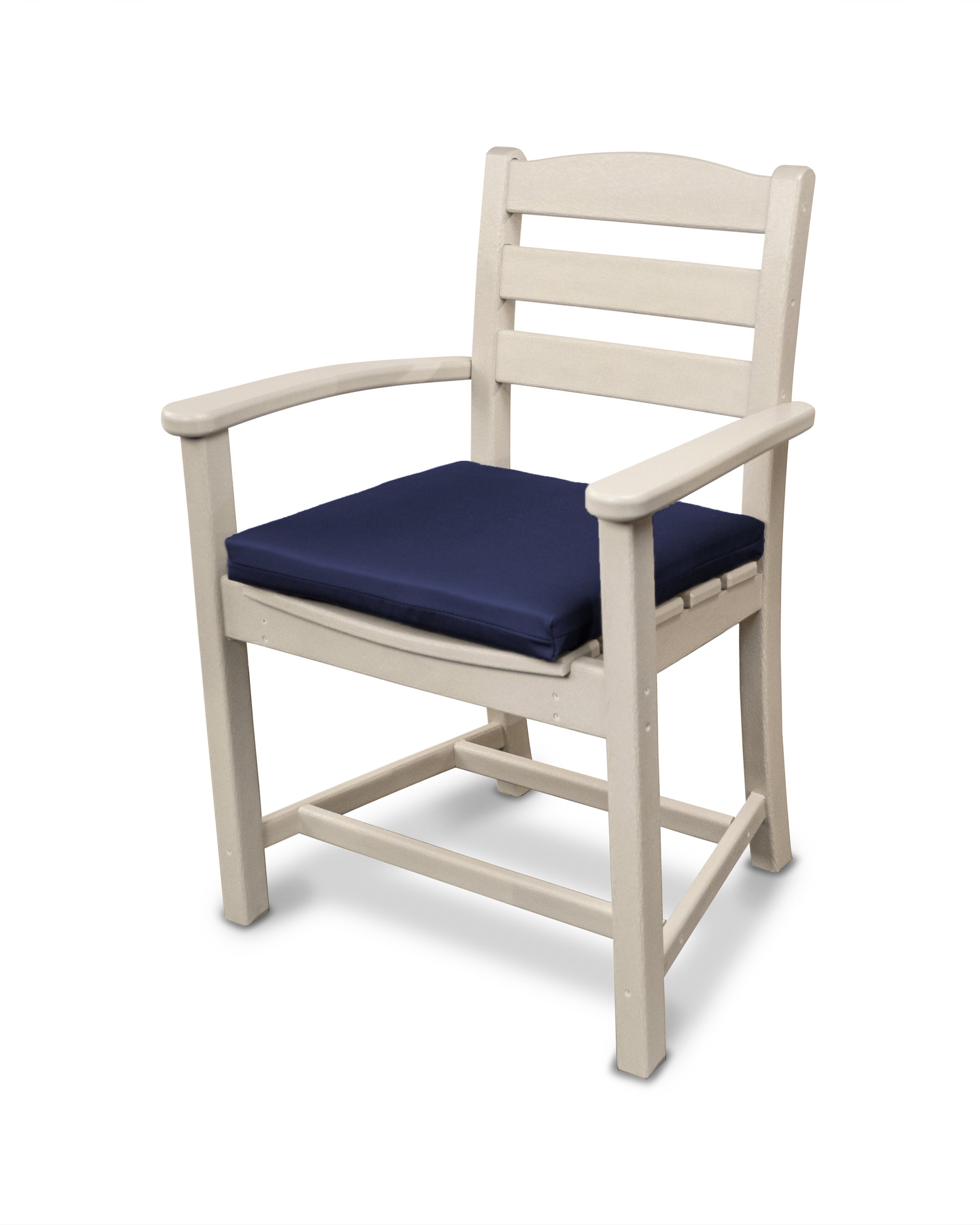 Ateeva 17" x 17" Outdoor Seat Cushion by POLYWOOD in Navy