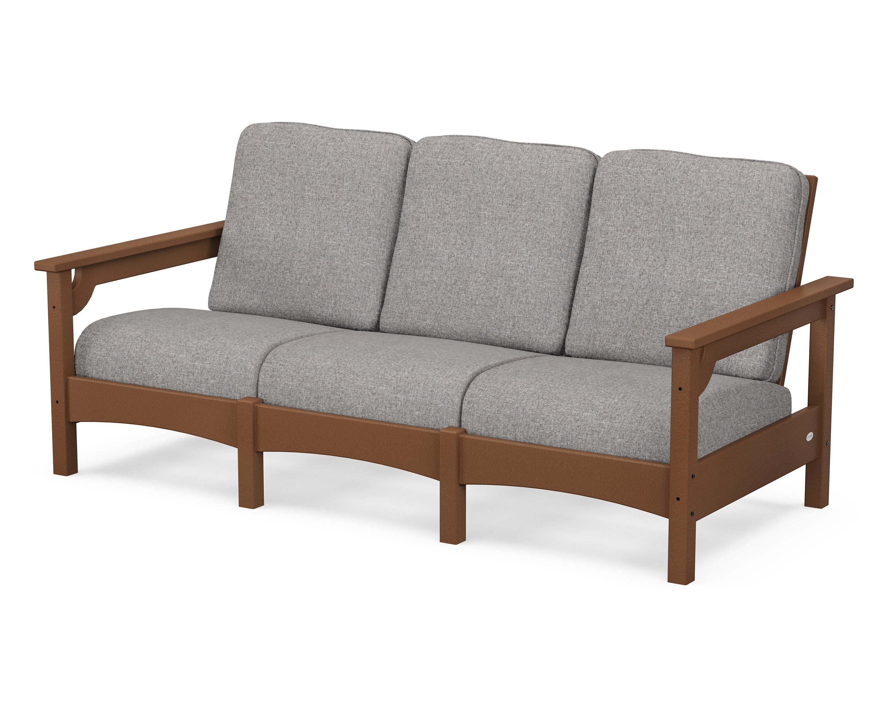 Club Sofa in Teak / Grey Mist