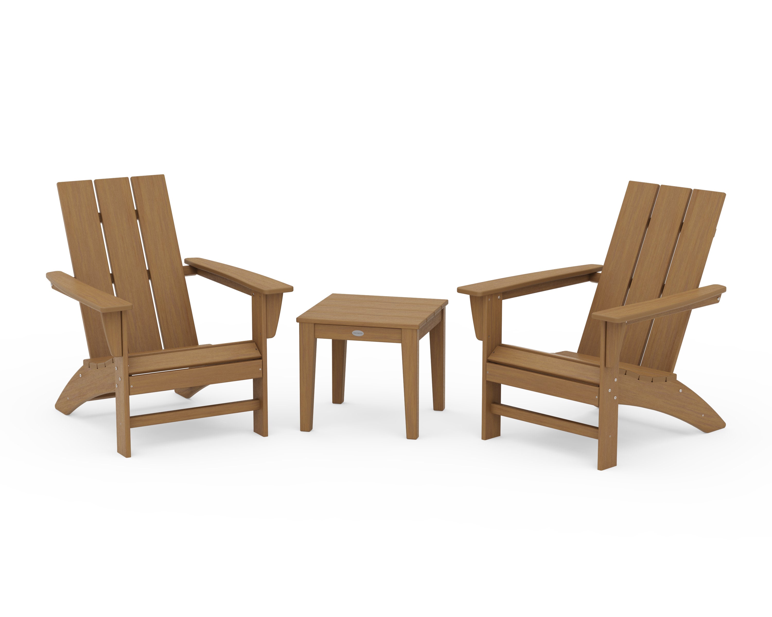 Modern Adirondack 3-Piece Set in Natural