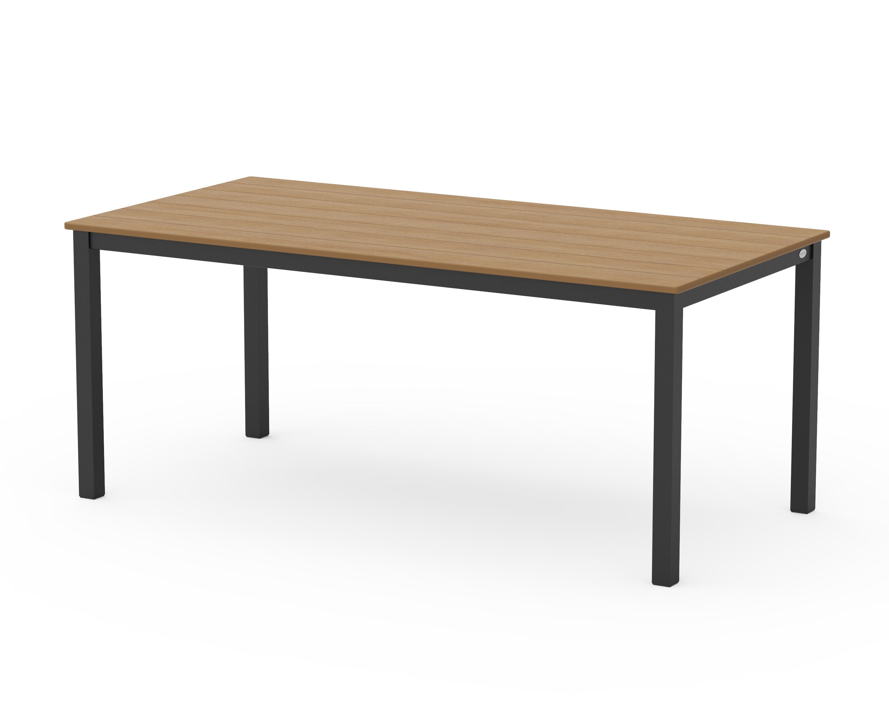 Main Street 36" x 72" Dining Table in Black / Natural