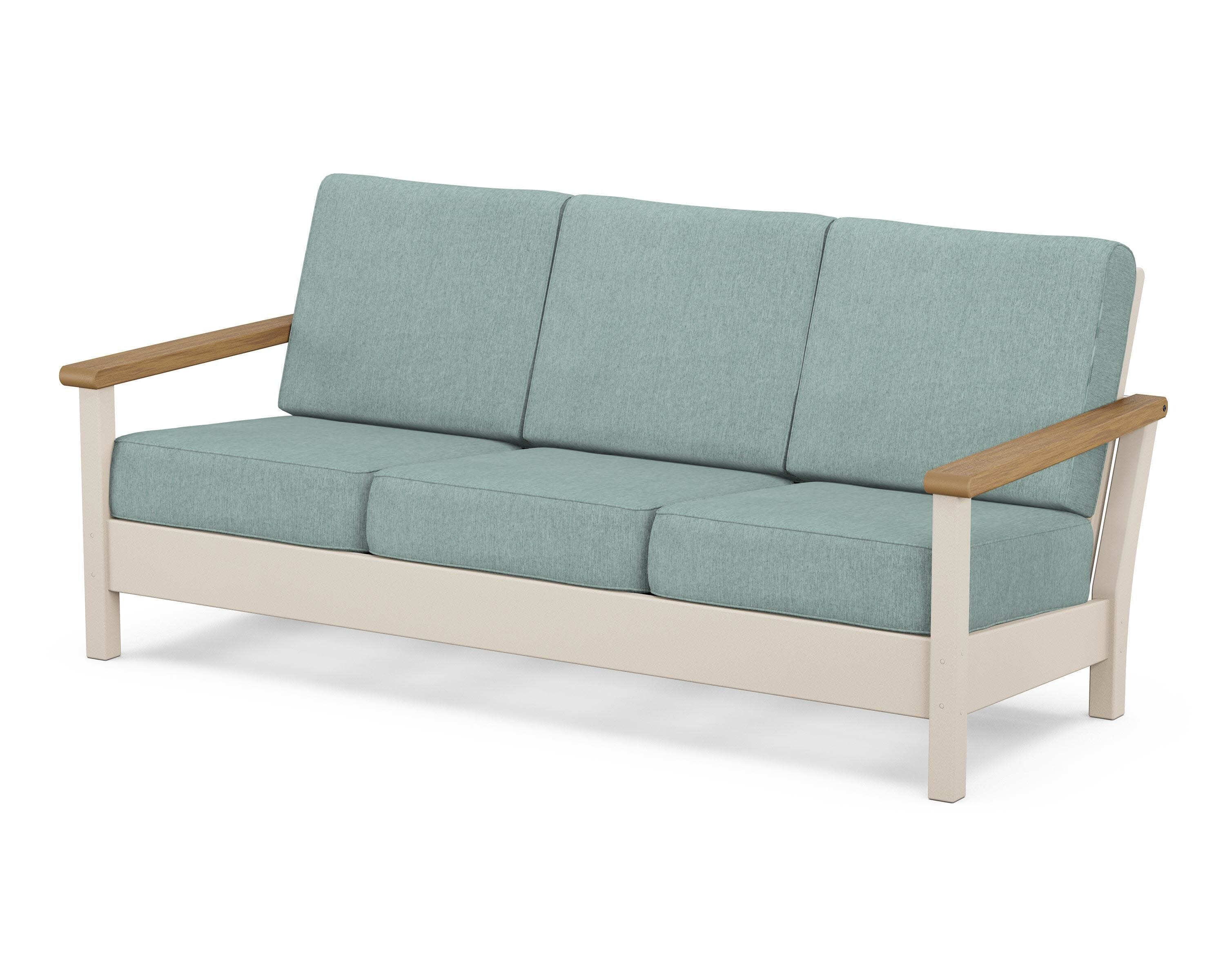 Harbour Deep Seating Sofa in Sand / Natural / Glacier Spa