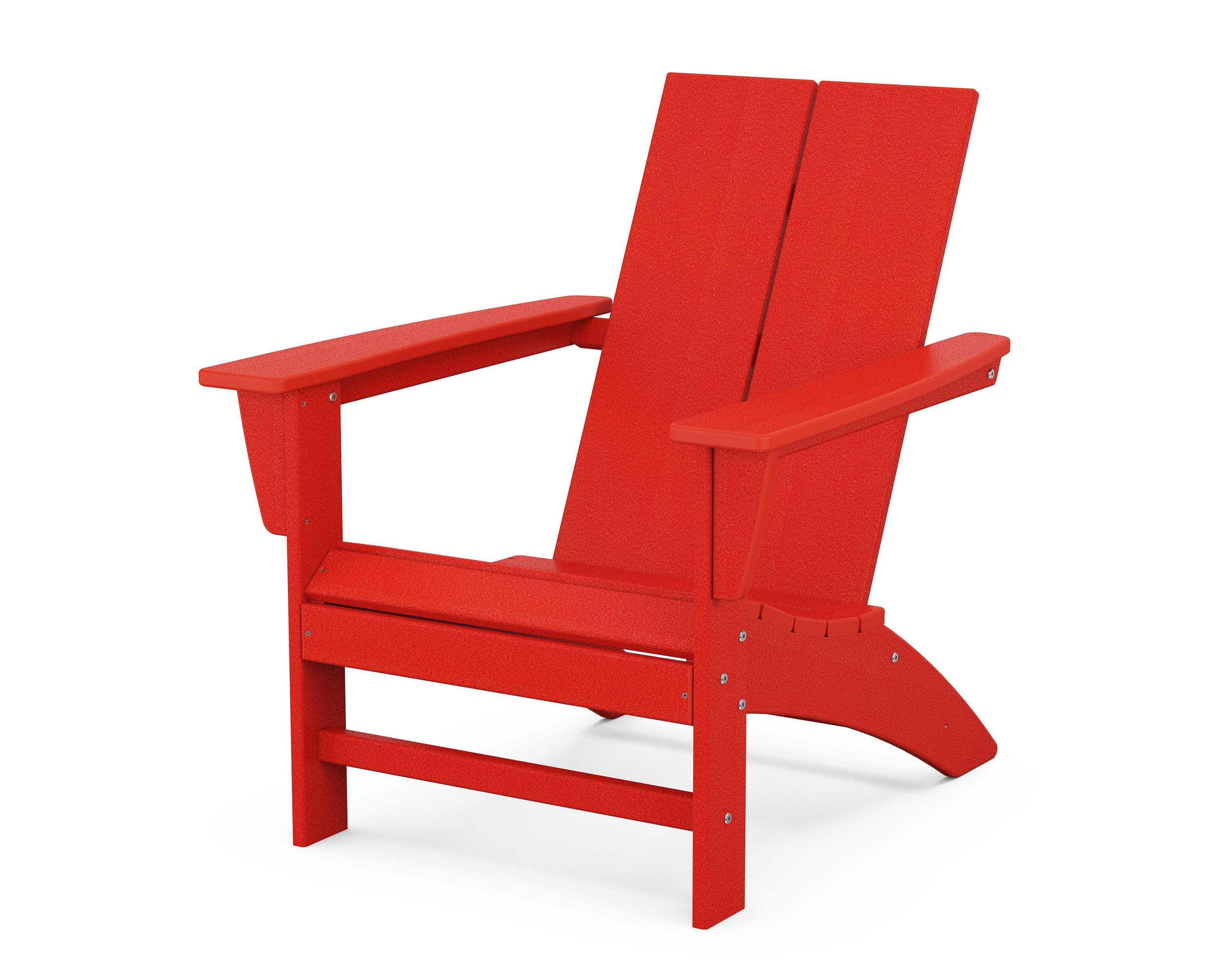 Cottage Modern Adirondack Chair in Sunset Red