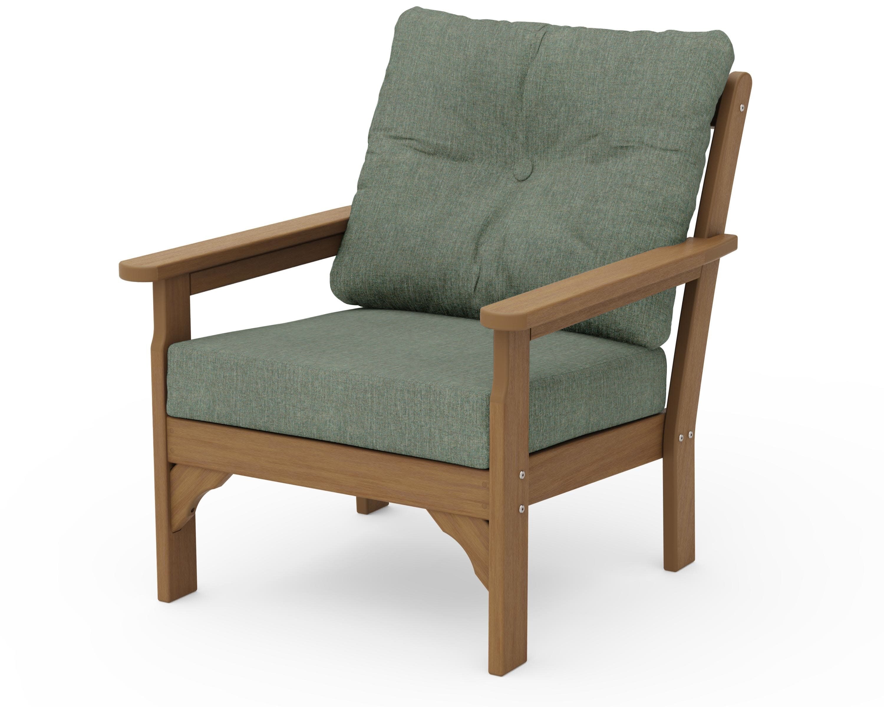 Vineyard Deep Seating Chair in Natural / Cast Sage