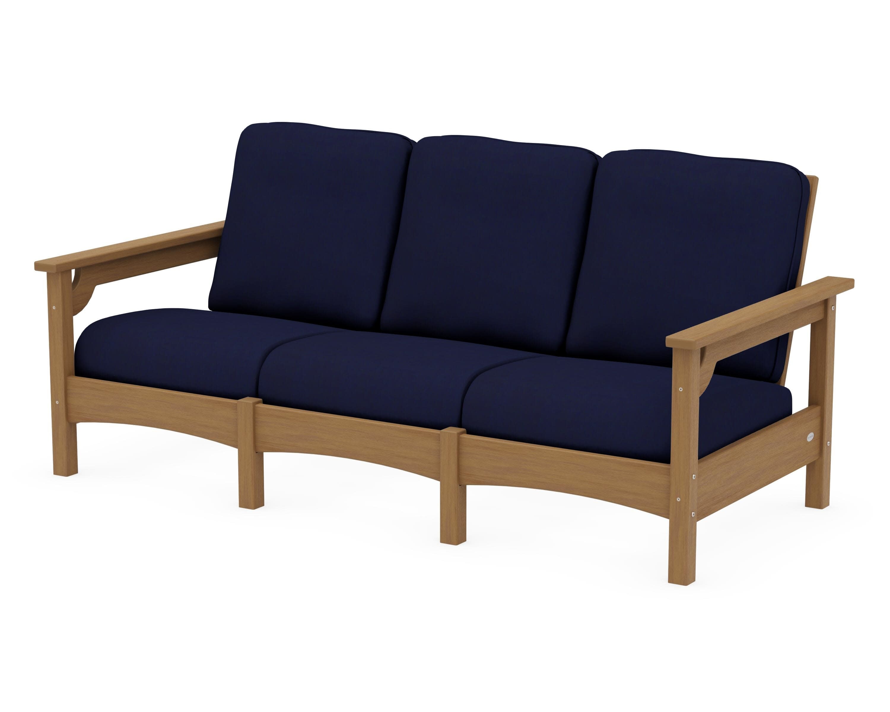 Club Sofa in Natural / Navy