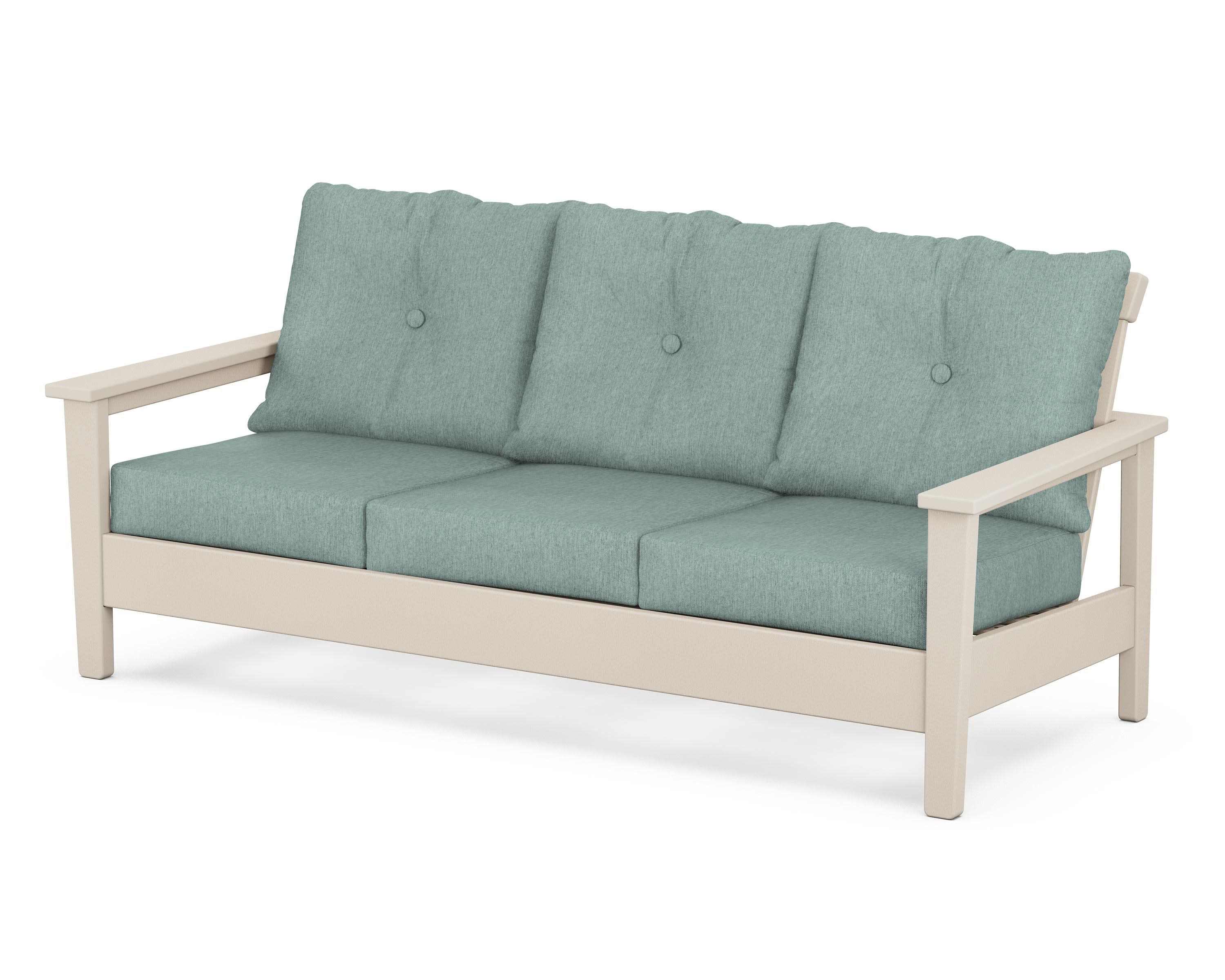 Prescott Deep Seating Sofa in Sand / Glacier Spa