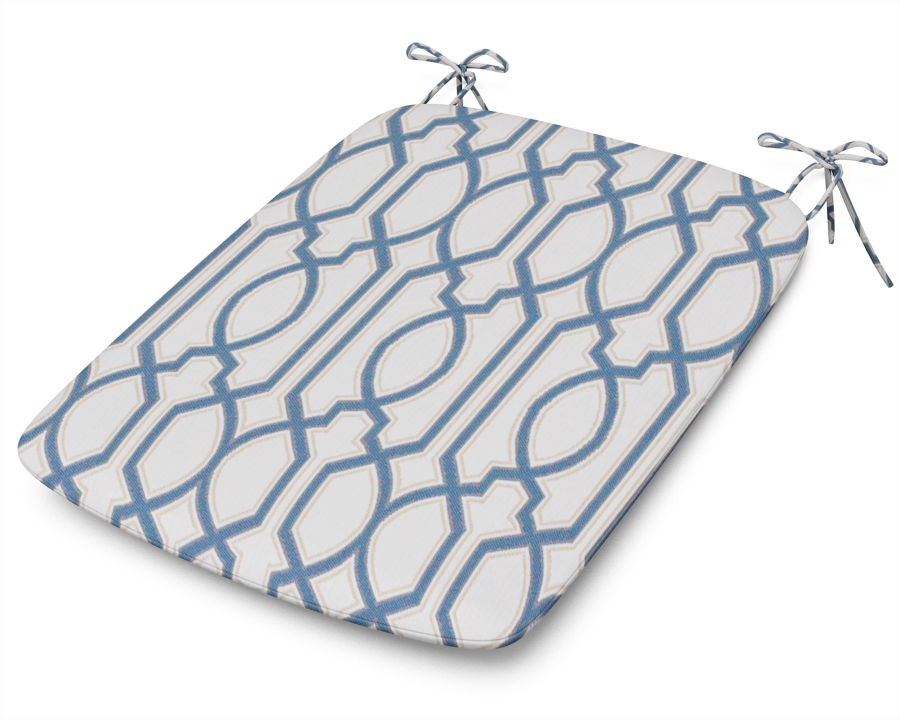 1120 Urban Seat Pad in Chelsey Trellis Cobalt