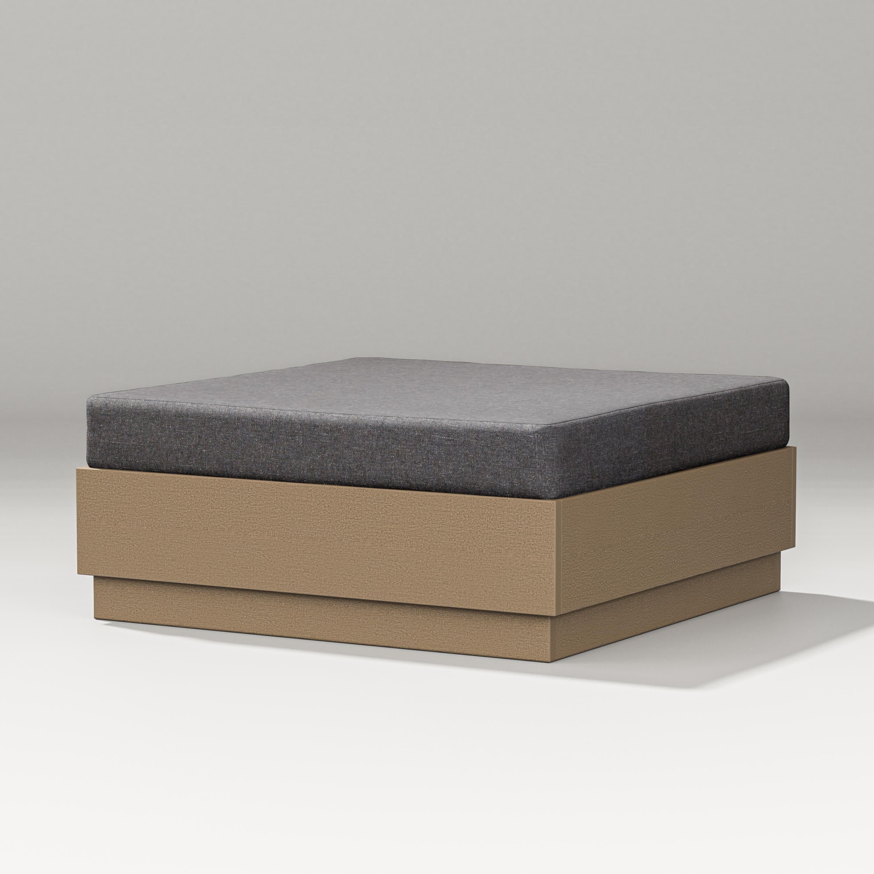 Elevate Lounge Ottoman in Vintage Sahara / Ash Charcoal