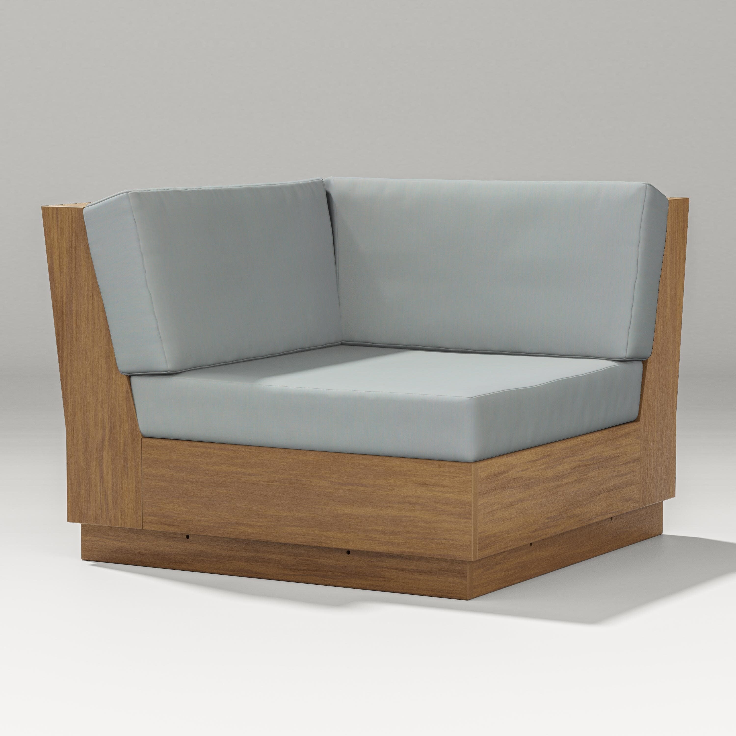 Elevate Modular Corner Chair in Natural / Spa