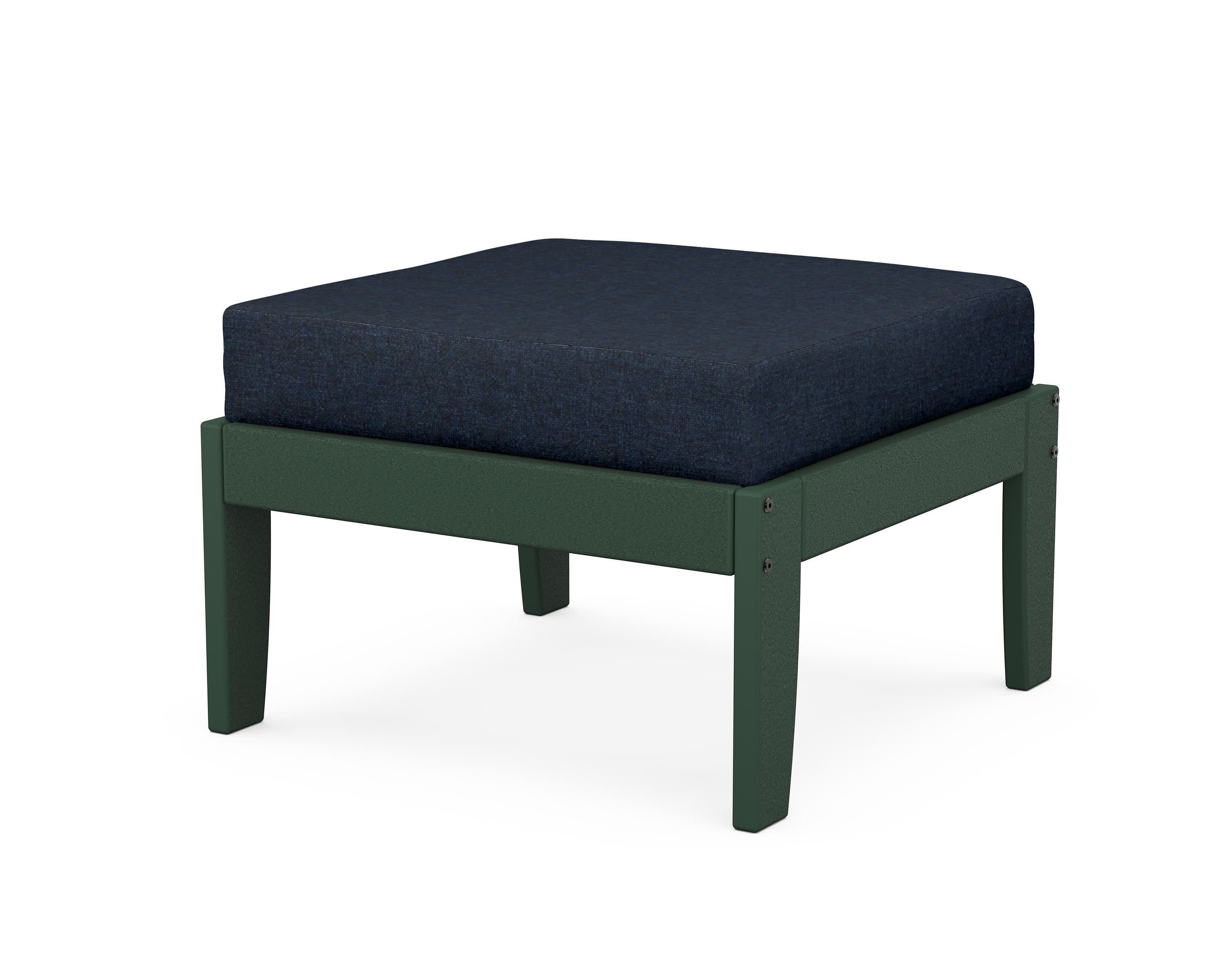 Modular Ottoman - Classic in Green / Marine Indigo