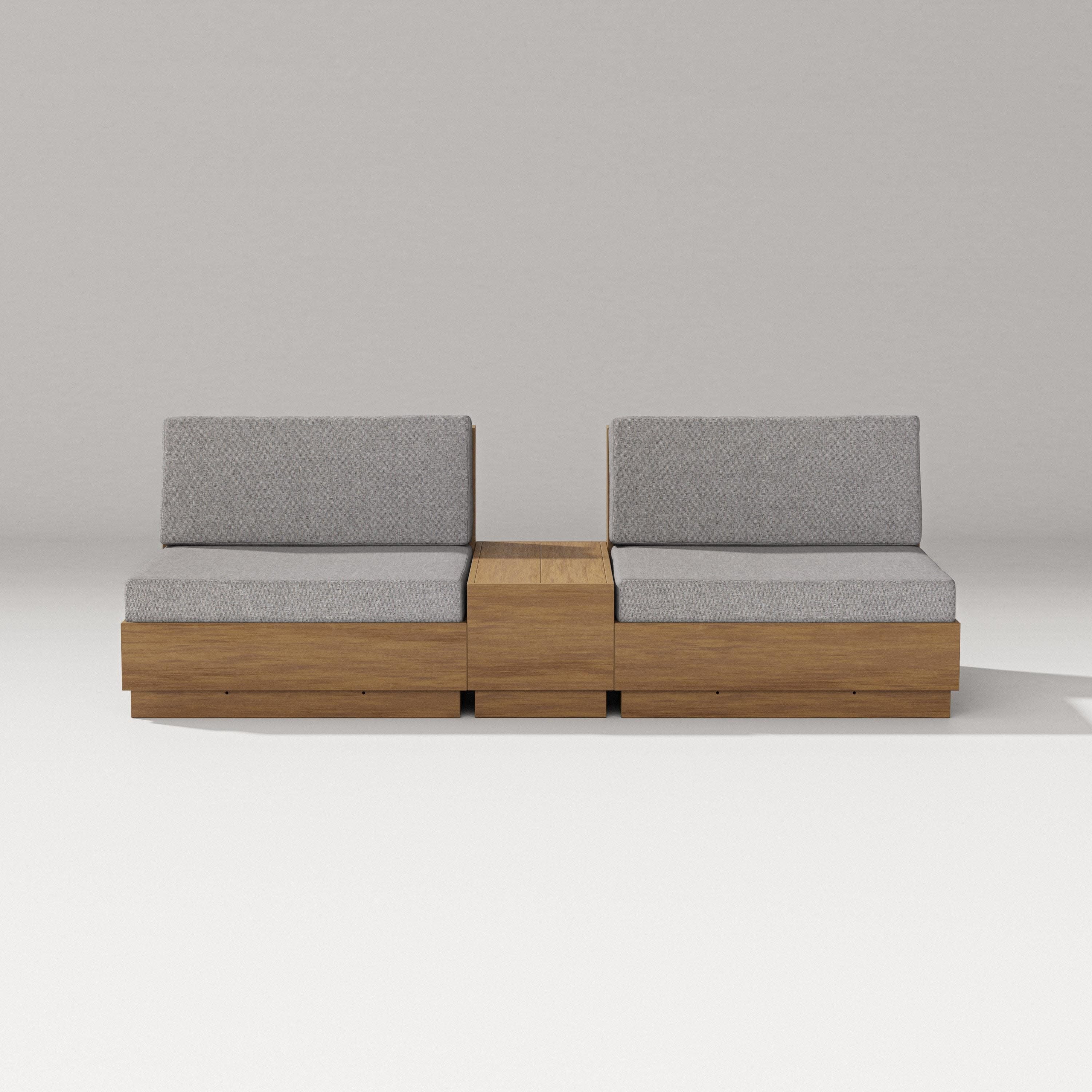 Elevate Lounge Chair Set in Natural / Grey Mist