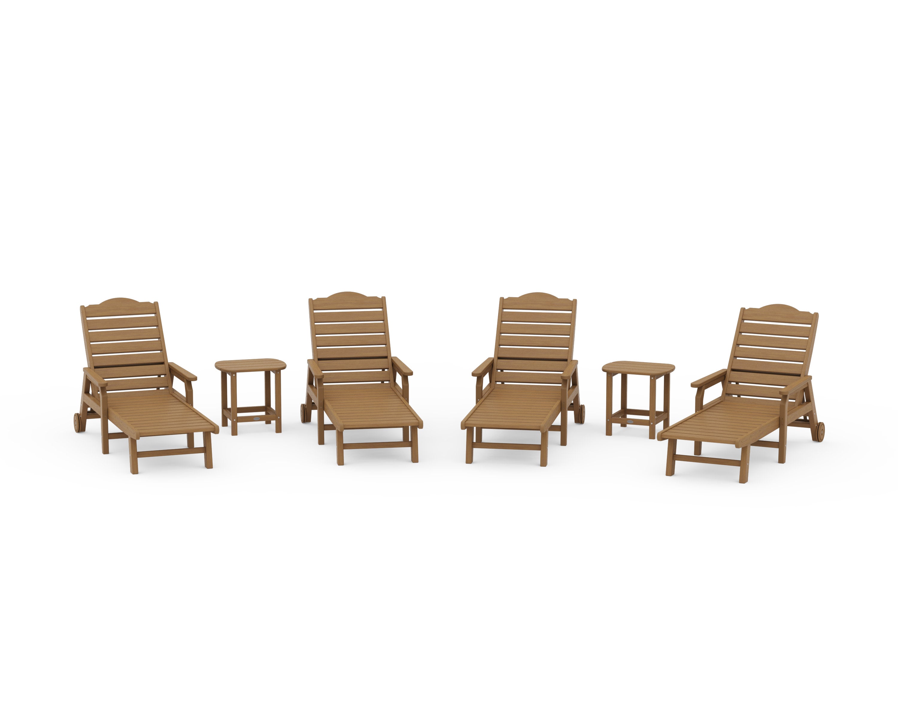 6-Piece Savannah Chaise Lounge Set in Natural