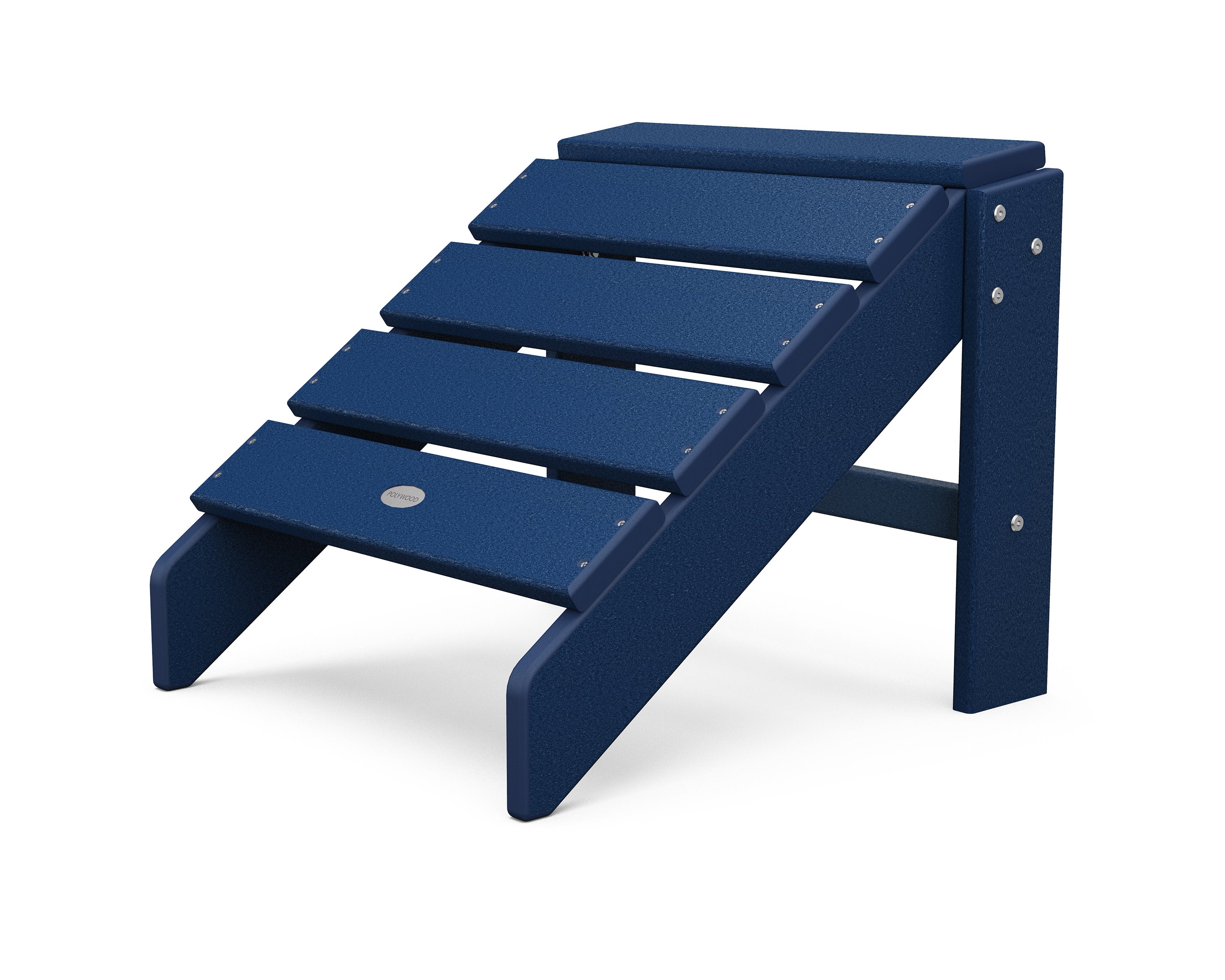 South Beach Ottoman in Navy