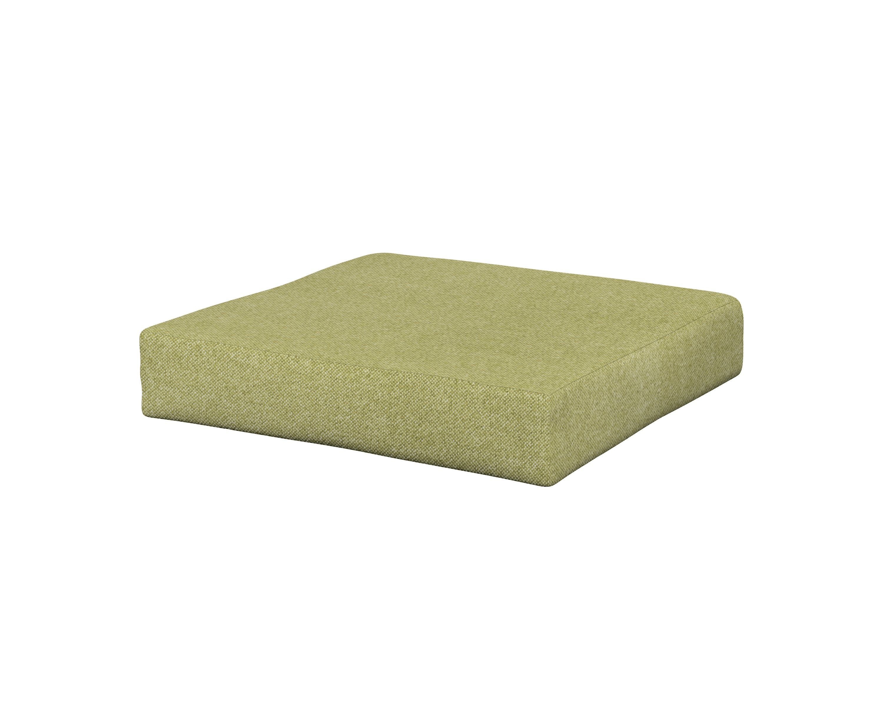 Prescott Ottoman Cushion in Chartreuse Boucle