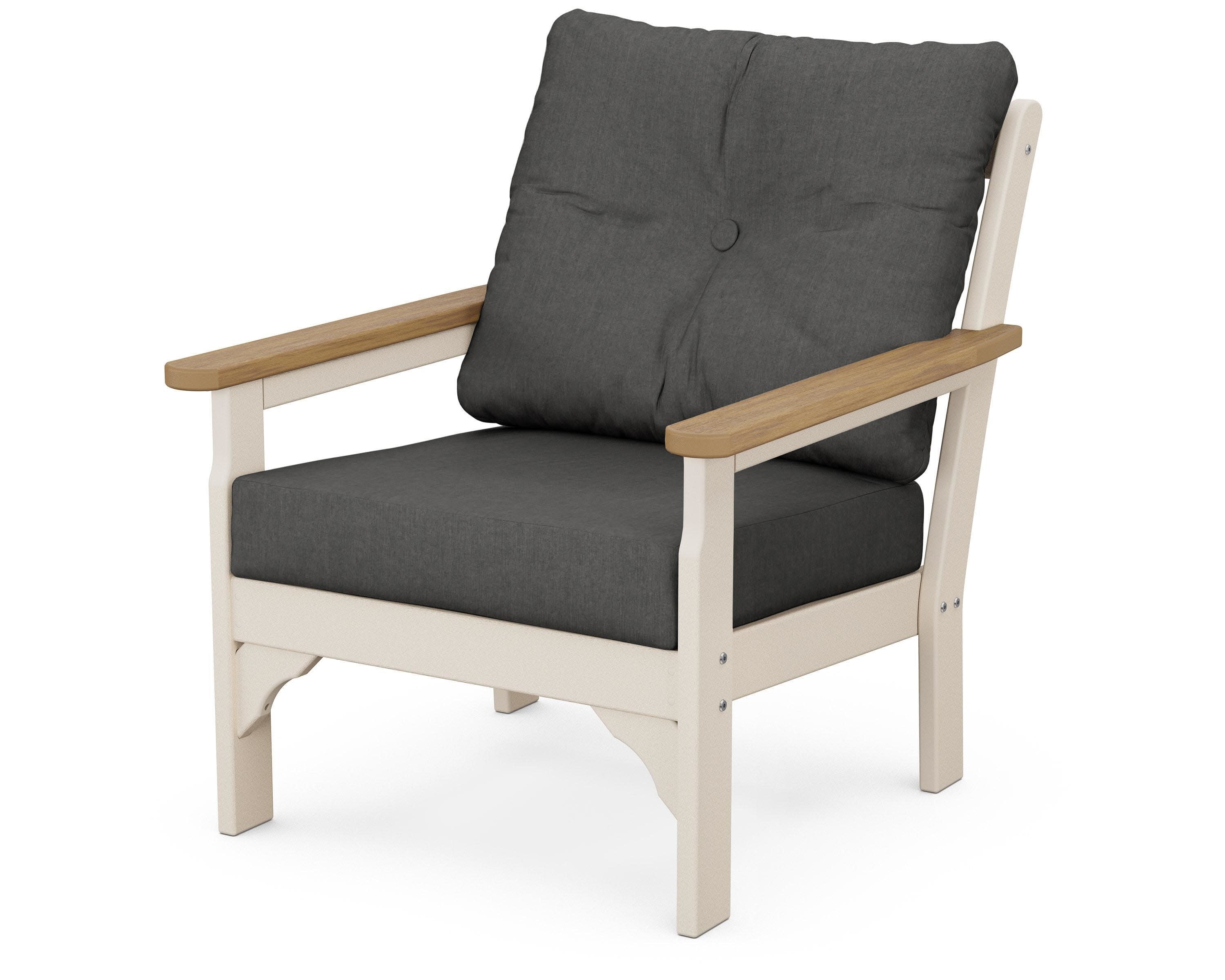Vineyard Deep Seating Chair in Sand / Natural / Spectrum Carbon