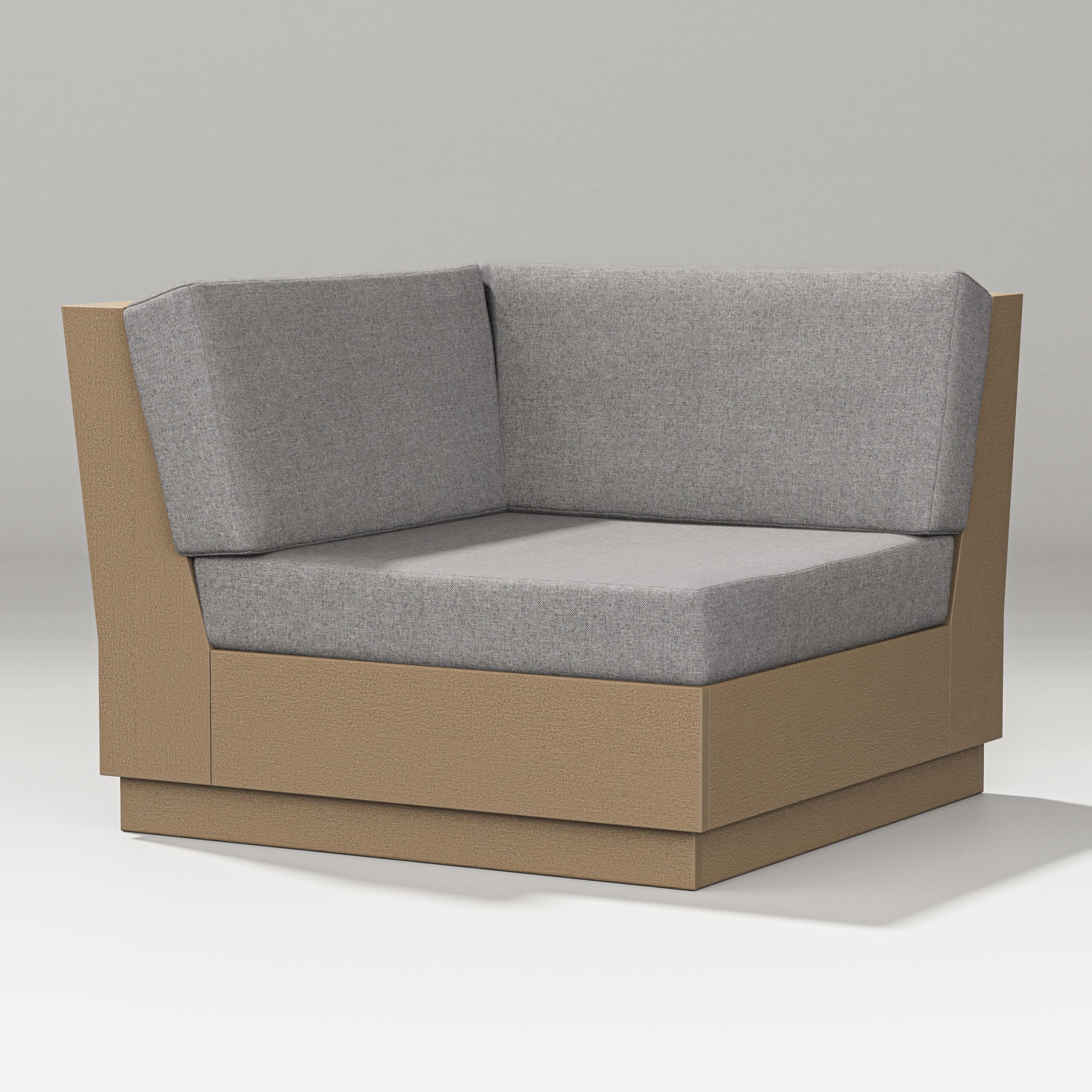 Elevate Modular Corner Chair in Vintage Sahara / Grey Mist
