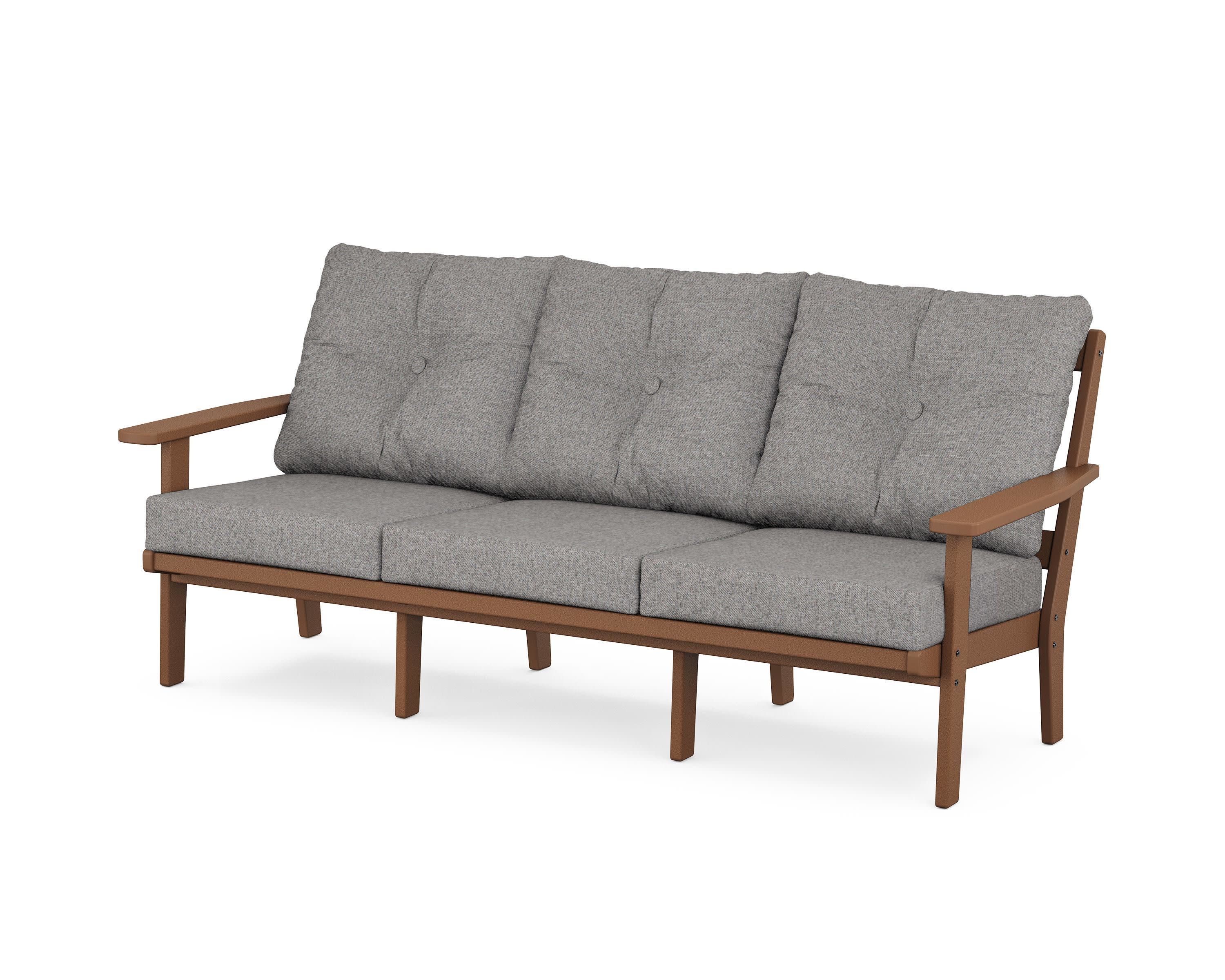 Oxford Deep Seating Sofa in Teak / Grey Mist