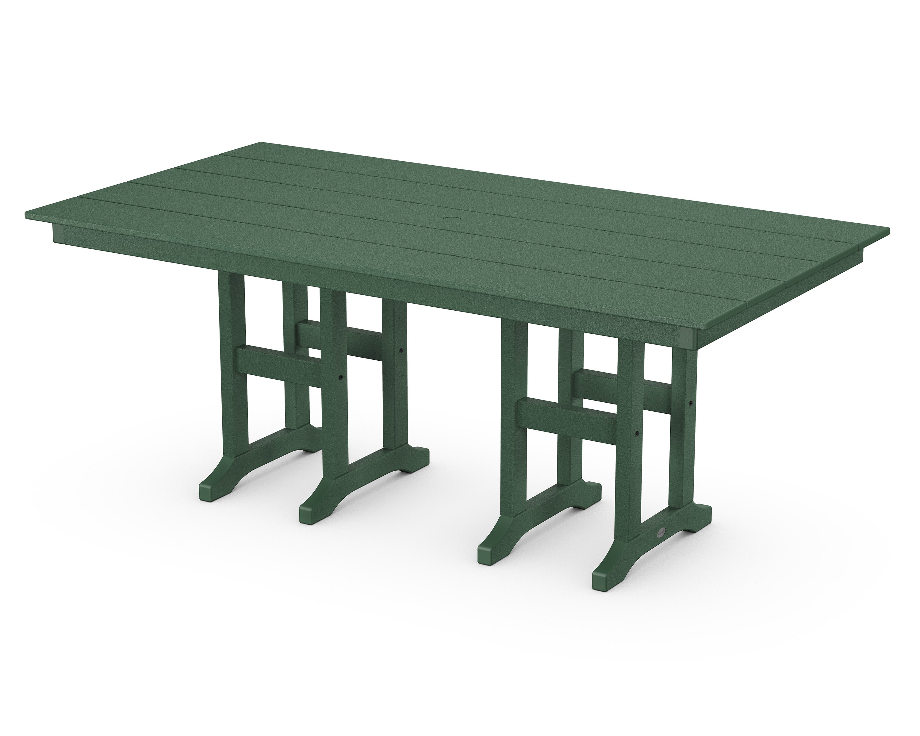 Farmhouse 37" x 72" Dining Table in Green
