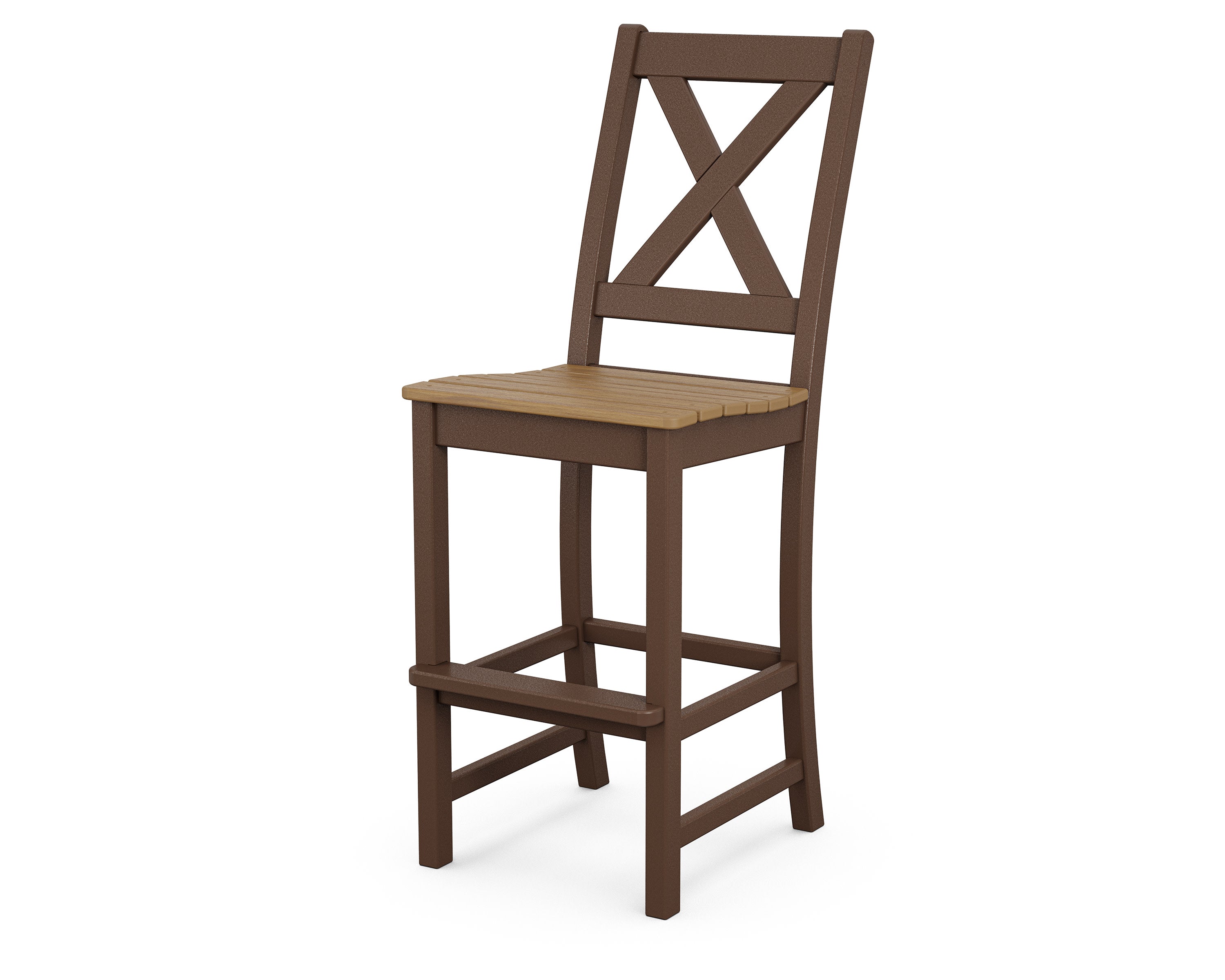 Braxton Bar Side Chair in Mahogany / Natural