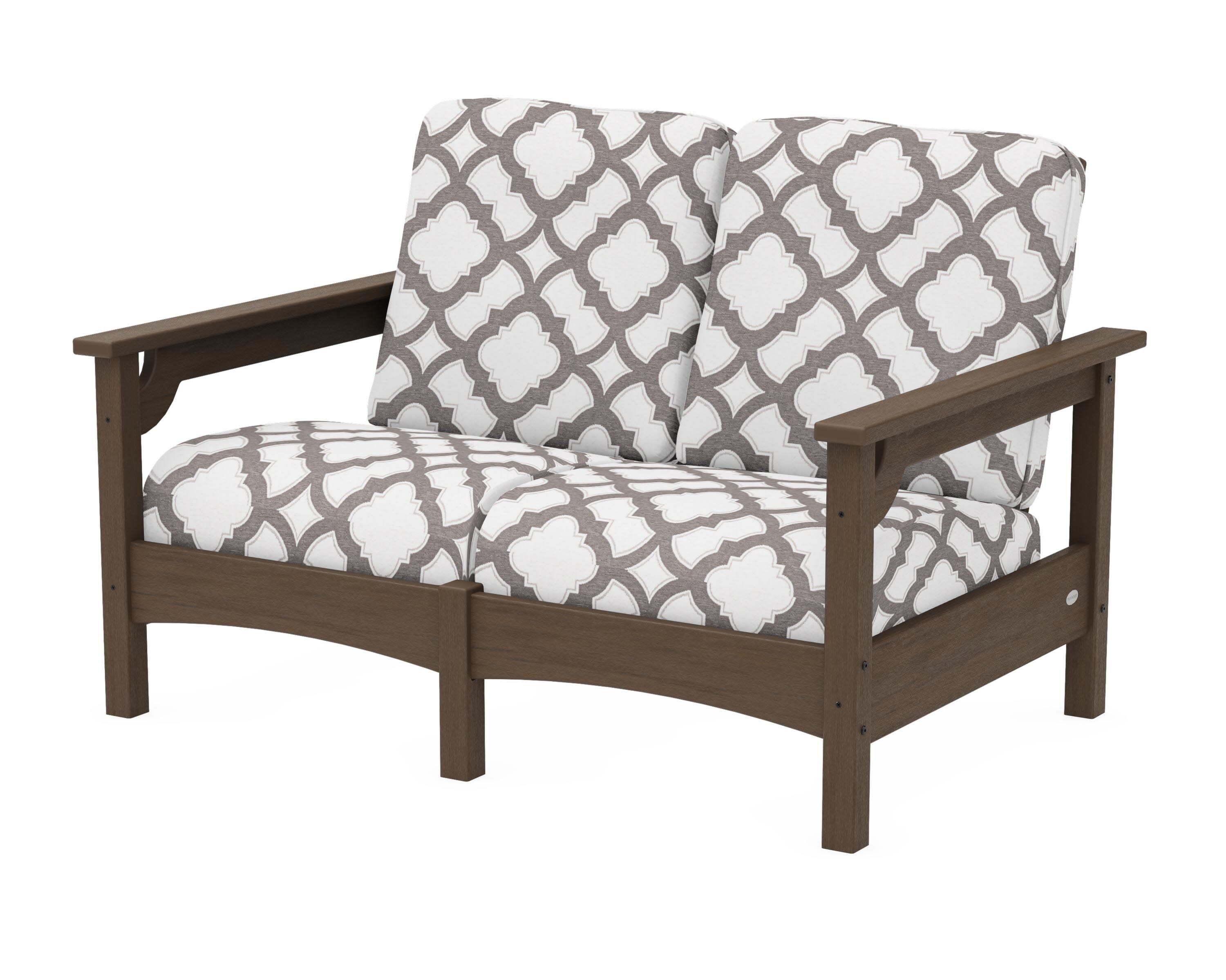 Club Loveseat in Kona / Trellis Grey Mist