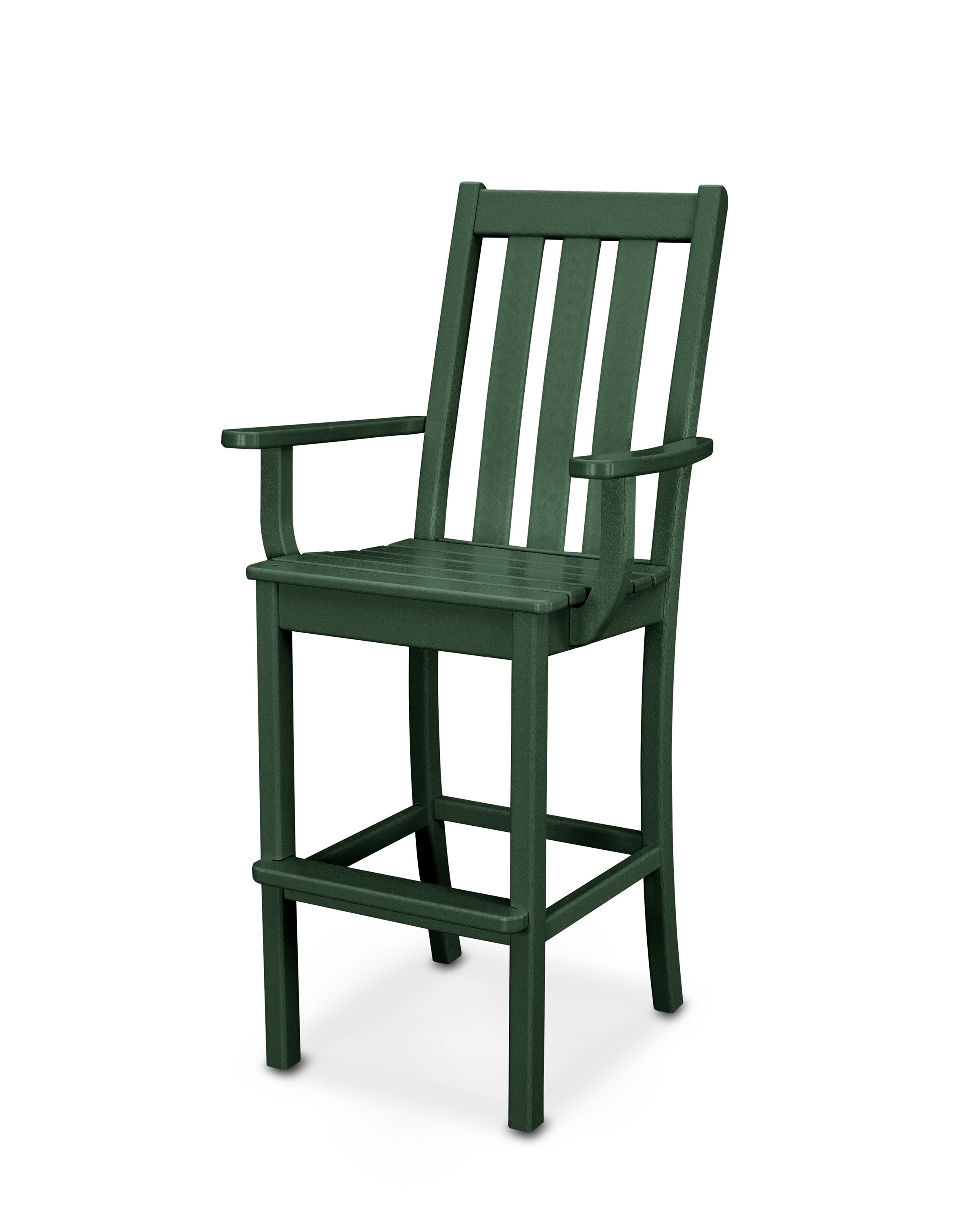 Vineyard Bar Arm Chair in Green