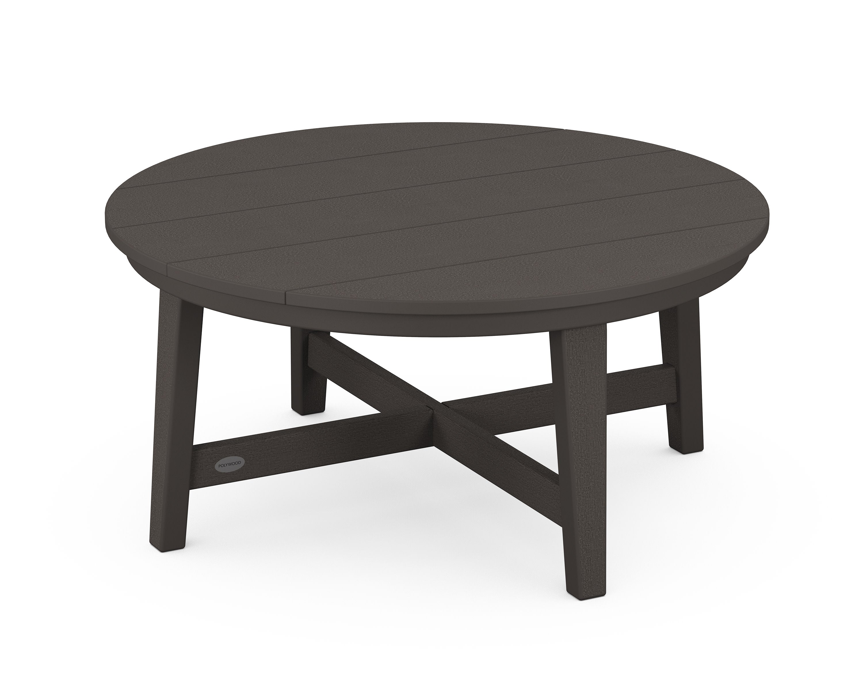 Newport 36" Round Coffee Table in Vintage Coffee
