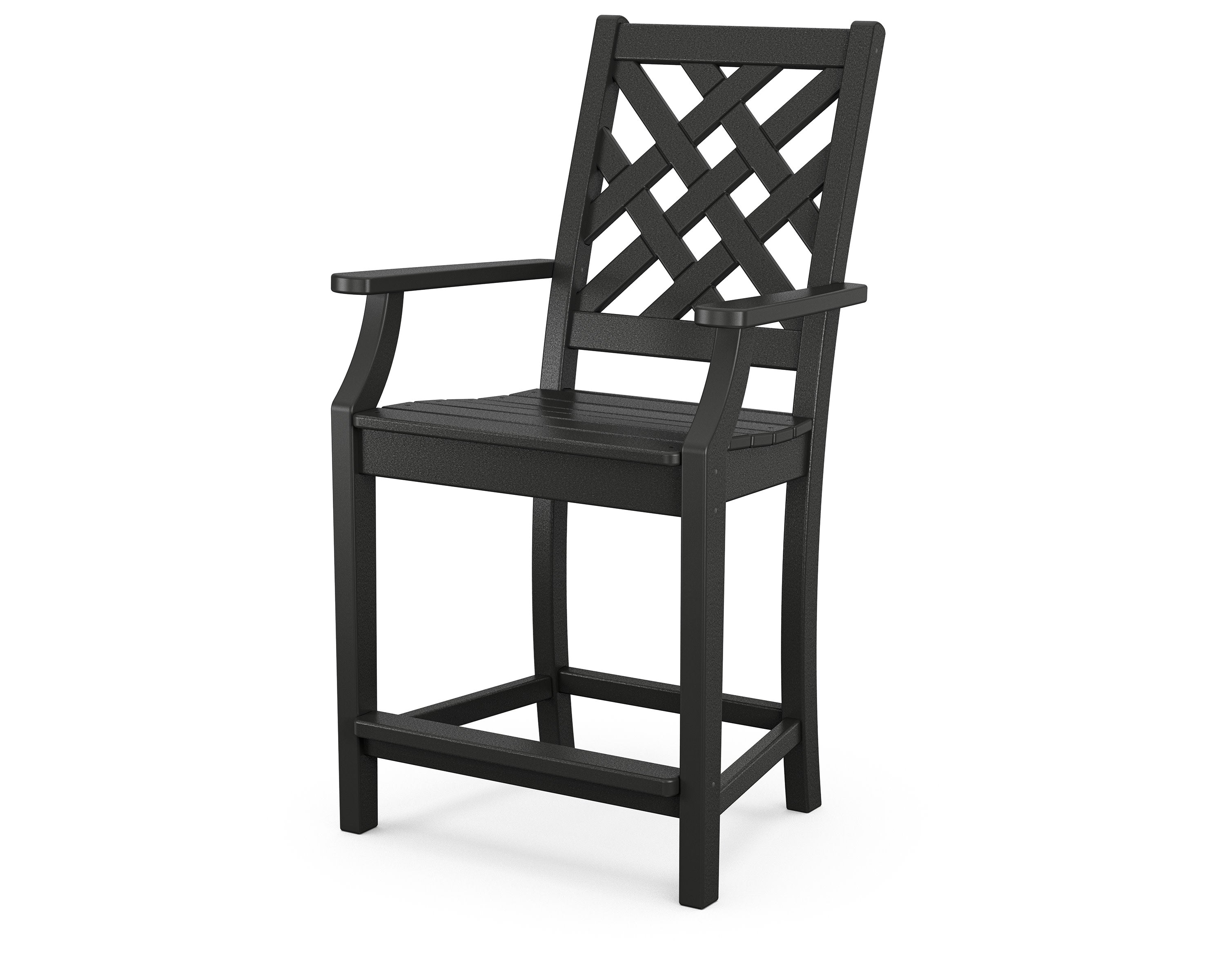 Wovendale Counter Arm Chair in Black