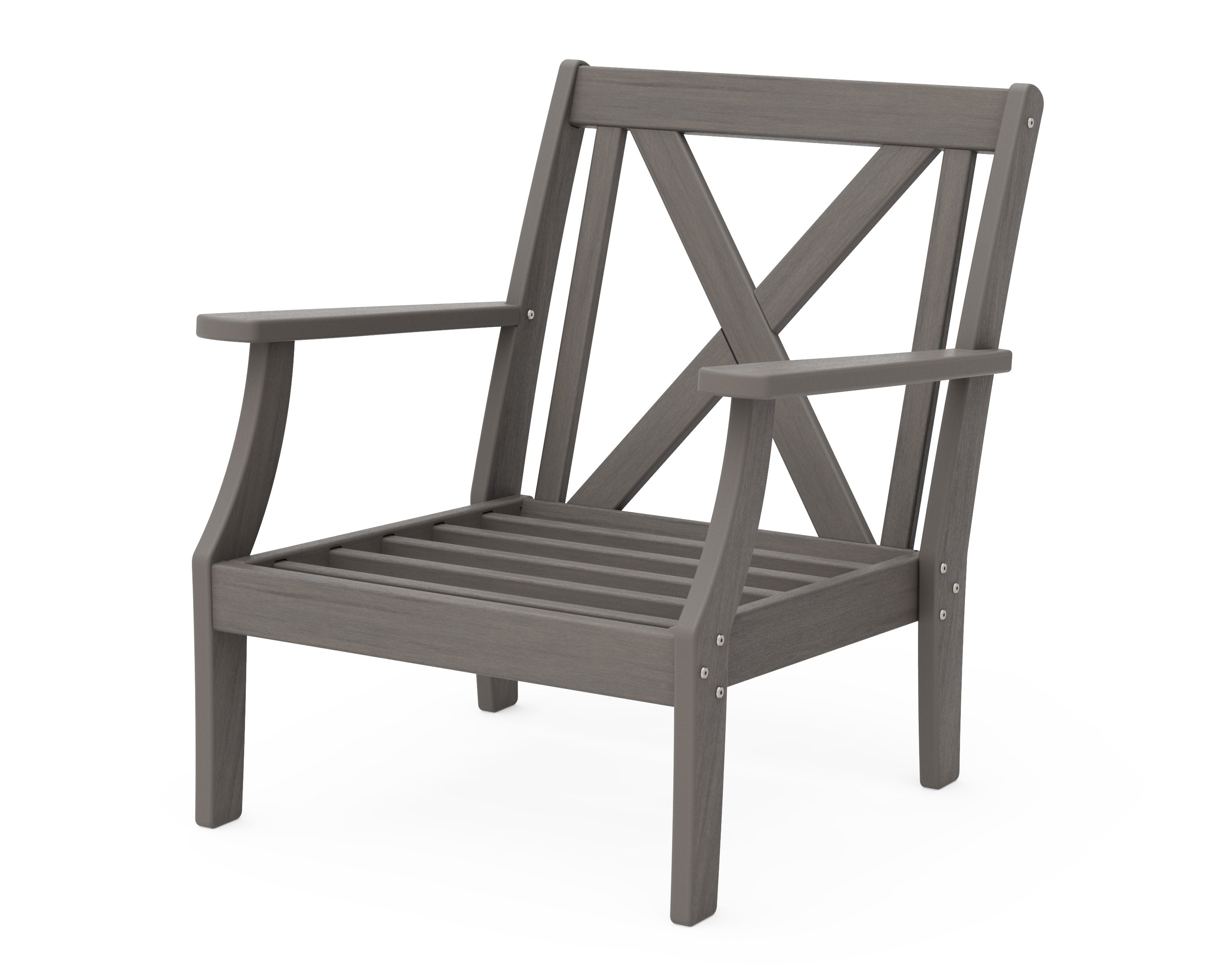 Braxton Deep Seating Chair Frame in Driftwood