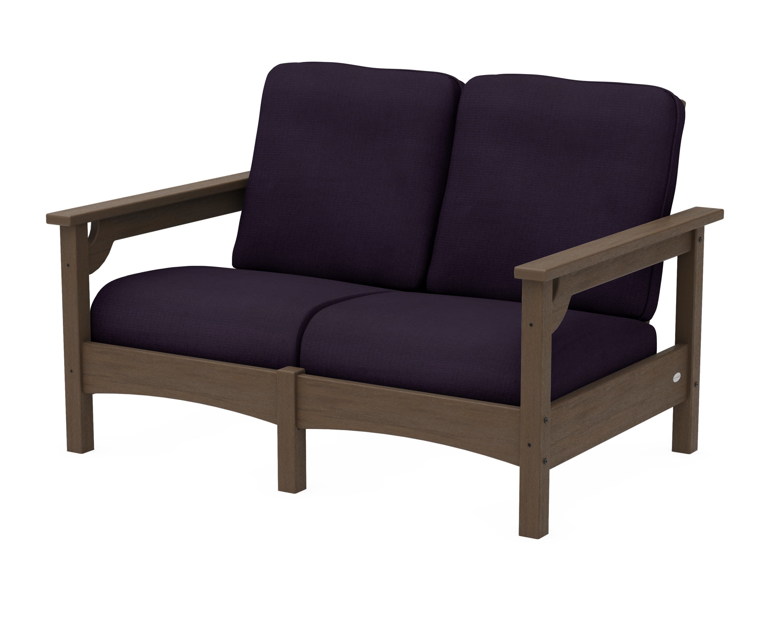 Club Loveseat in Kona / Navy Linen