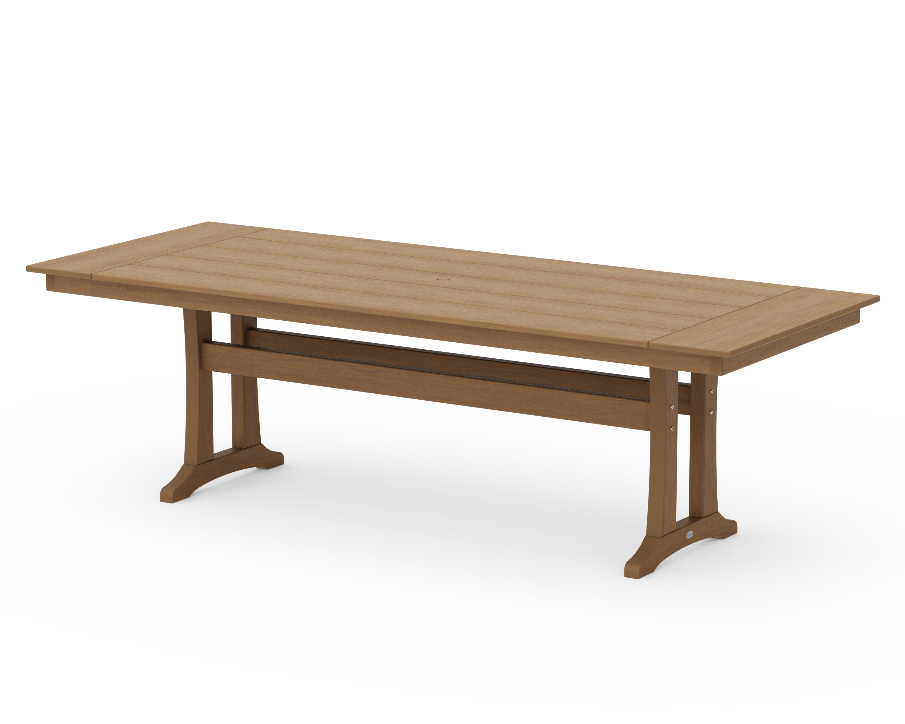 Farmhouse Trestle 38" x 96" Dining Table in Natural