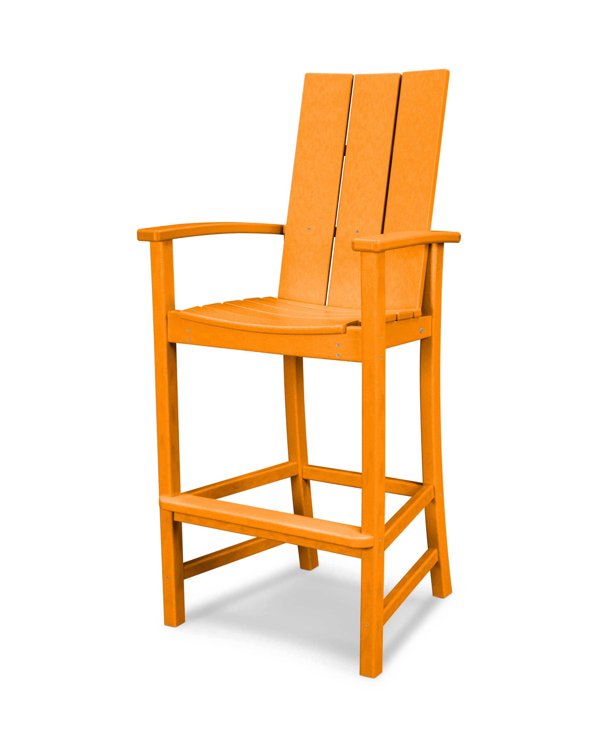 Modern Adirondack Bar Chair in Tangerine