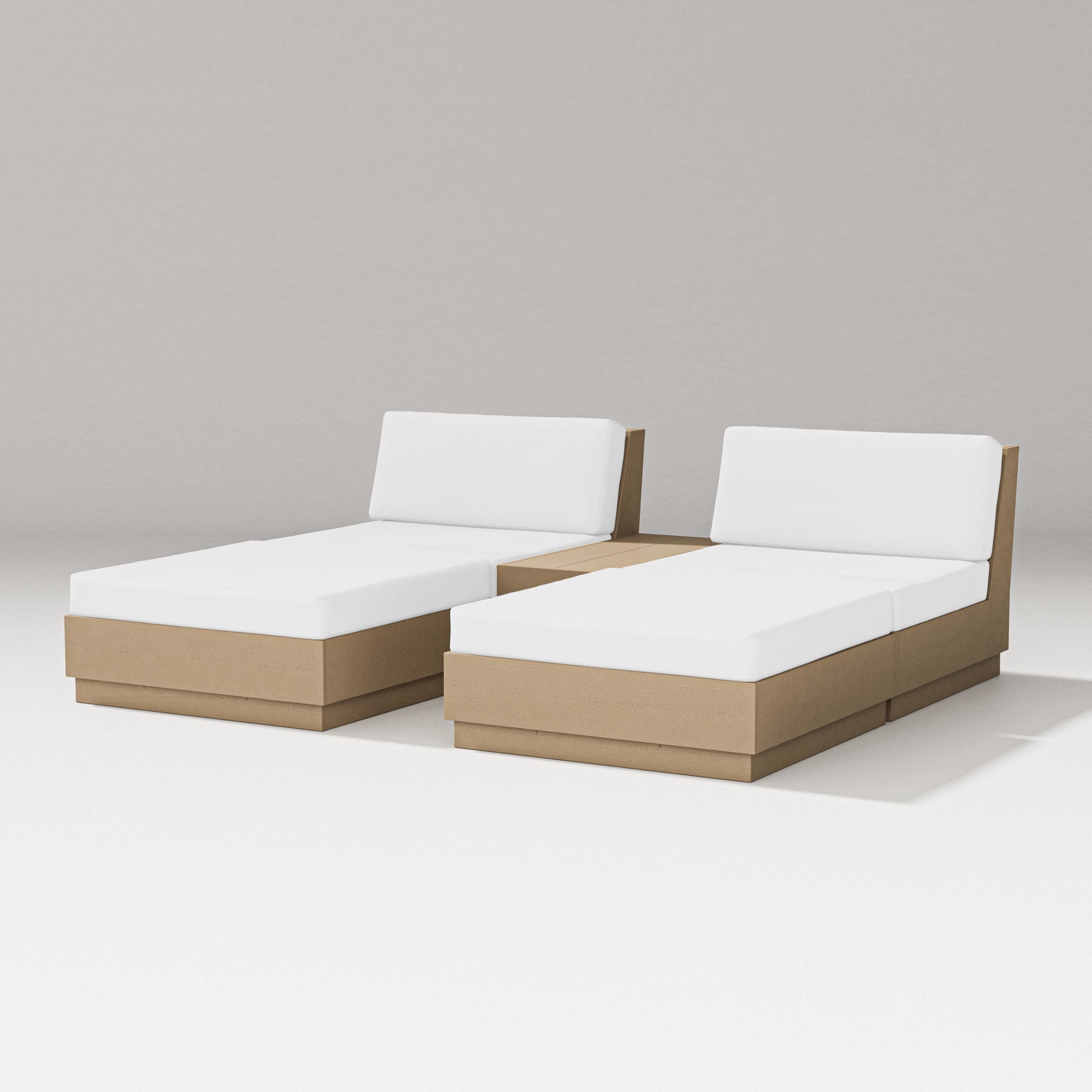 Elevate Double Chaise Set in Vintage Sahara / Natural