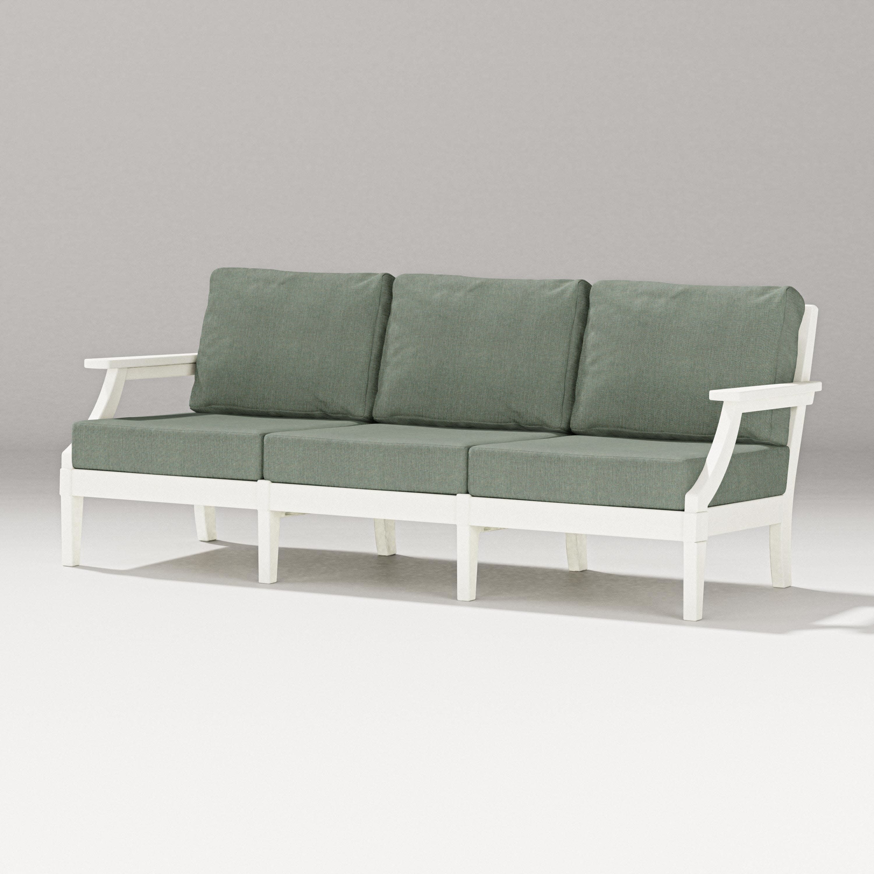 Estate Sofa in Vintage White / Cast Sage