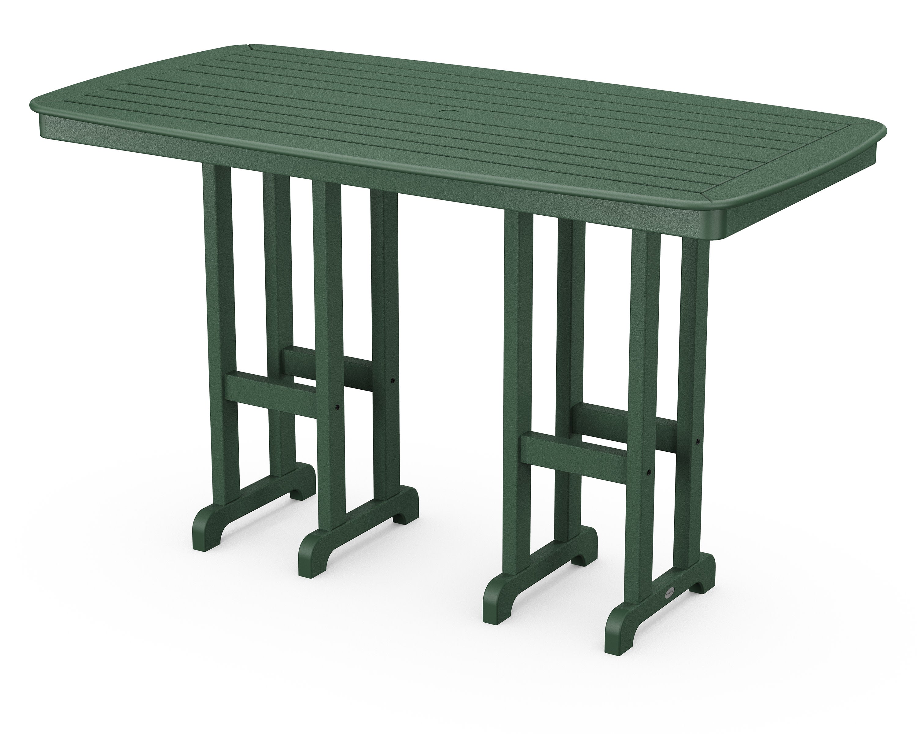 Nautical 37" x 72" Bar Table in Green