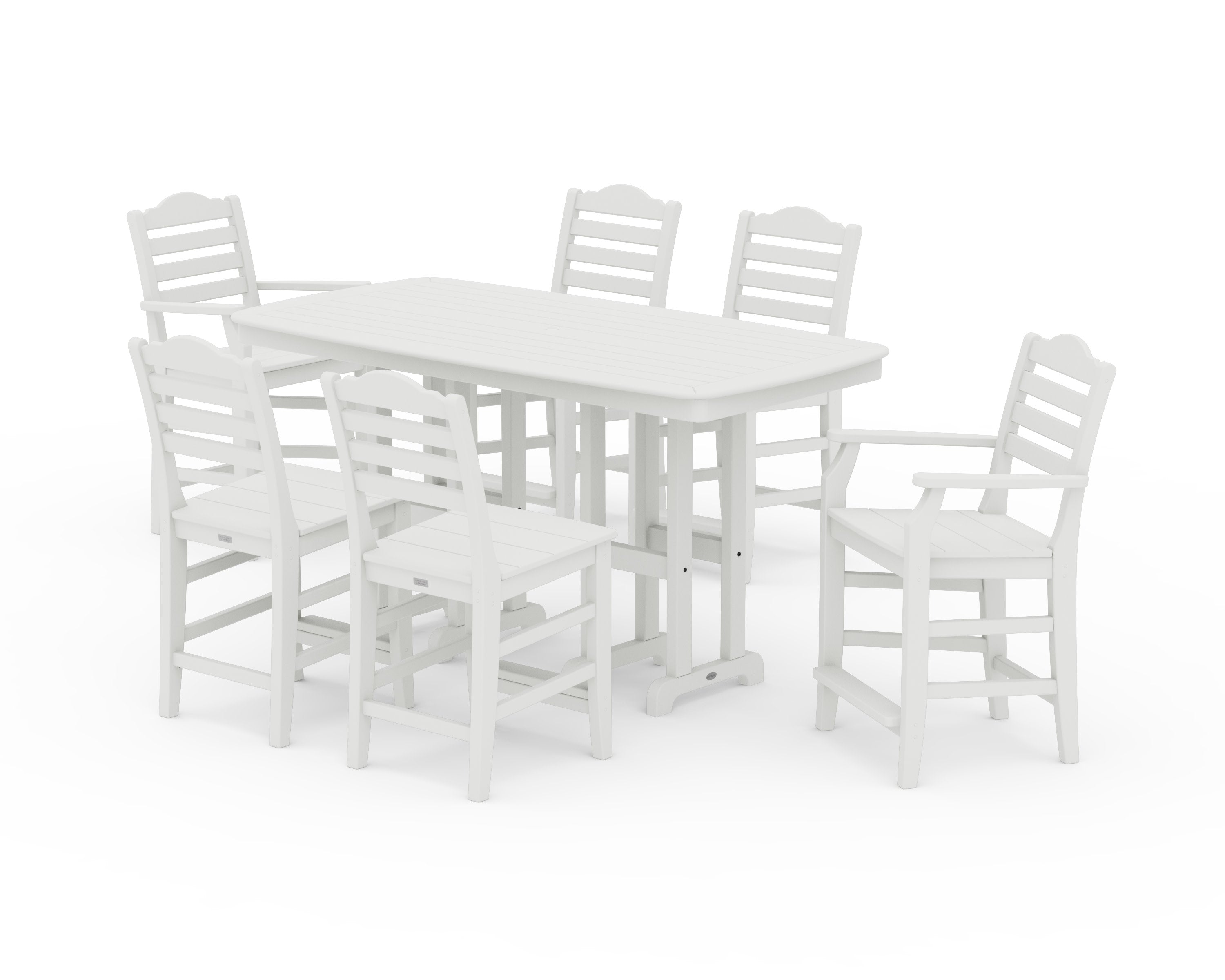 Savannah 7-Piece Counter Set in Vintage White