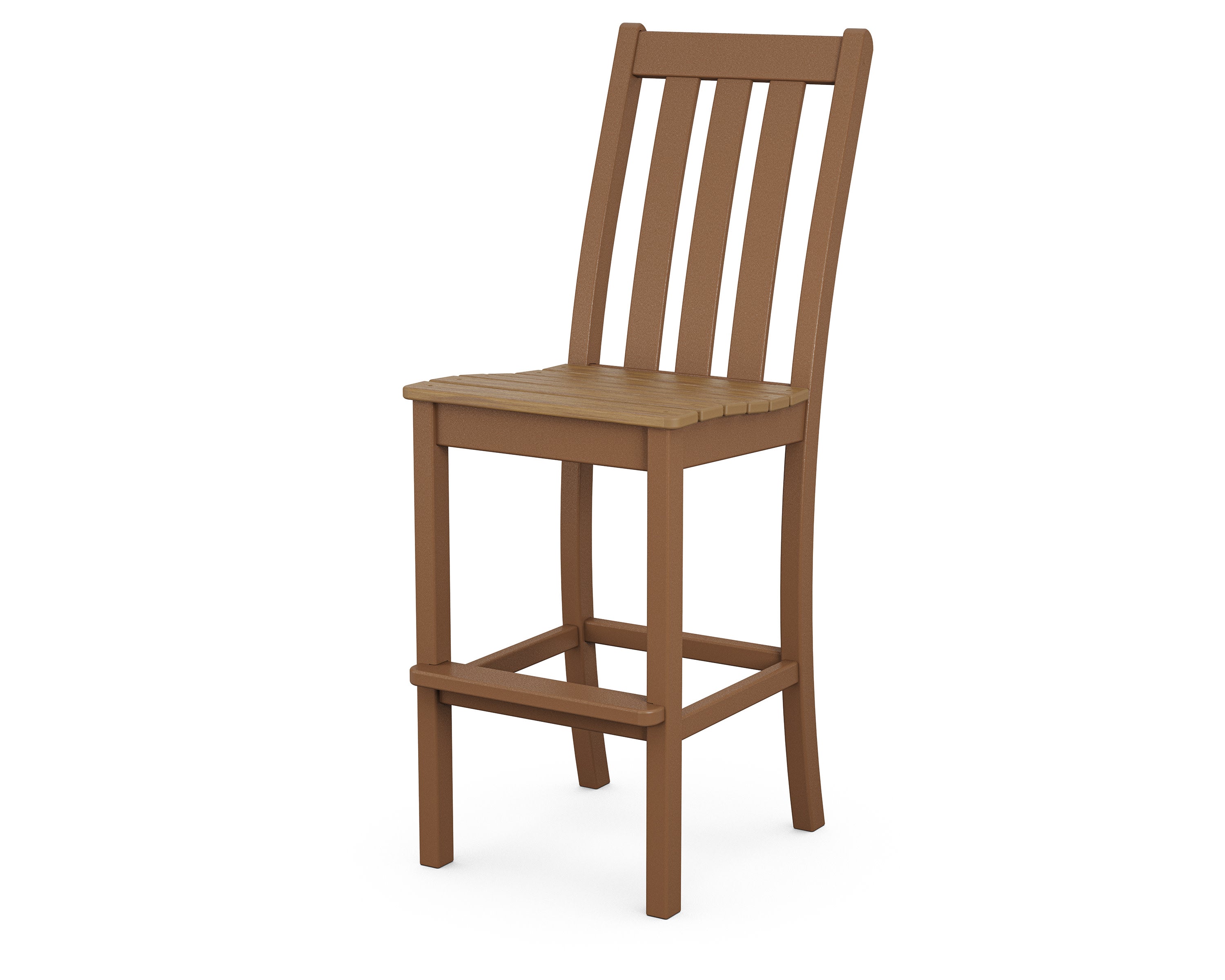 Vineyard Bar Side Chair in Teak / Natural