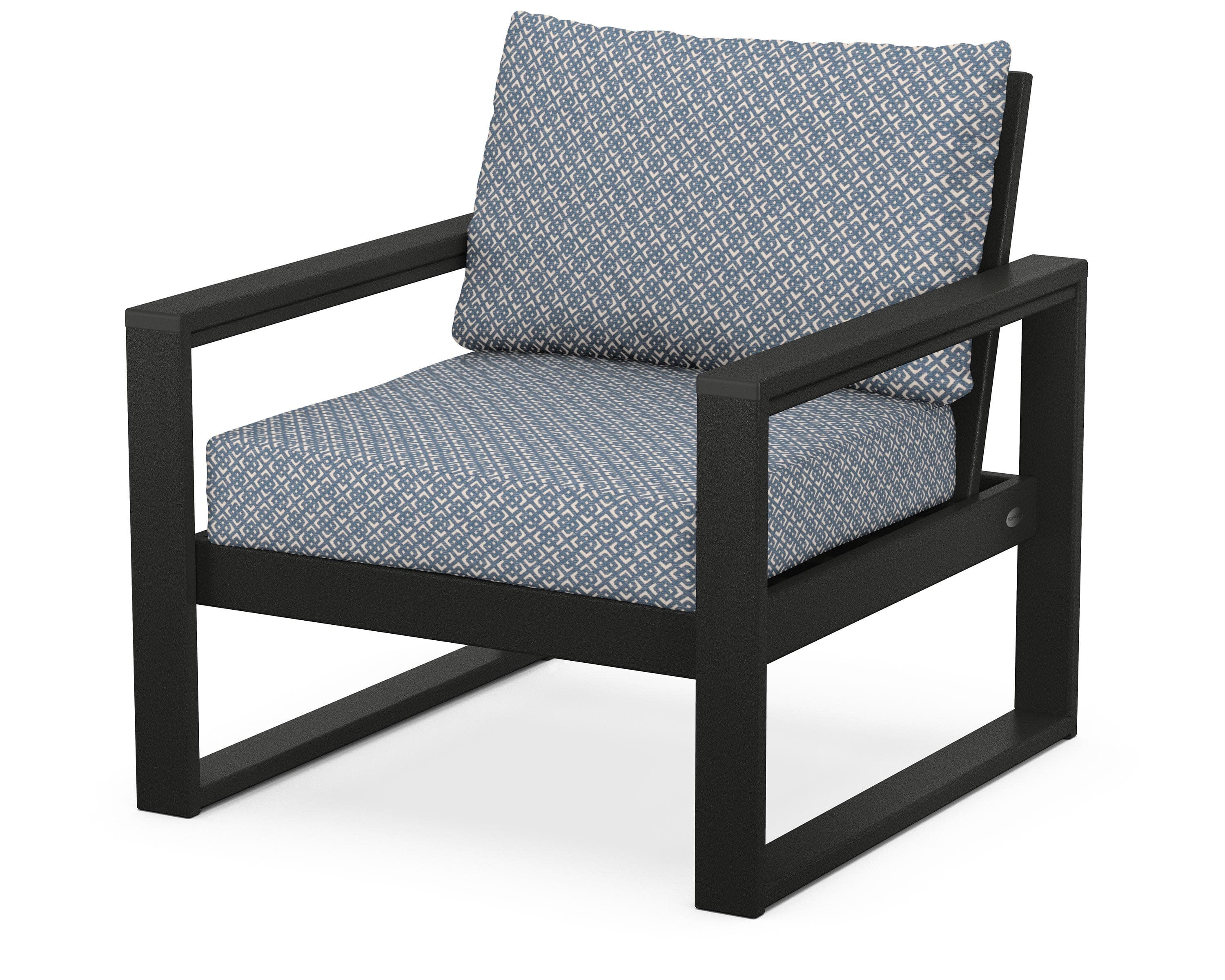 EDGE Club Chair in Black / Hopscotch