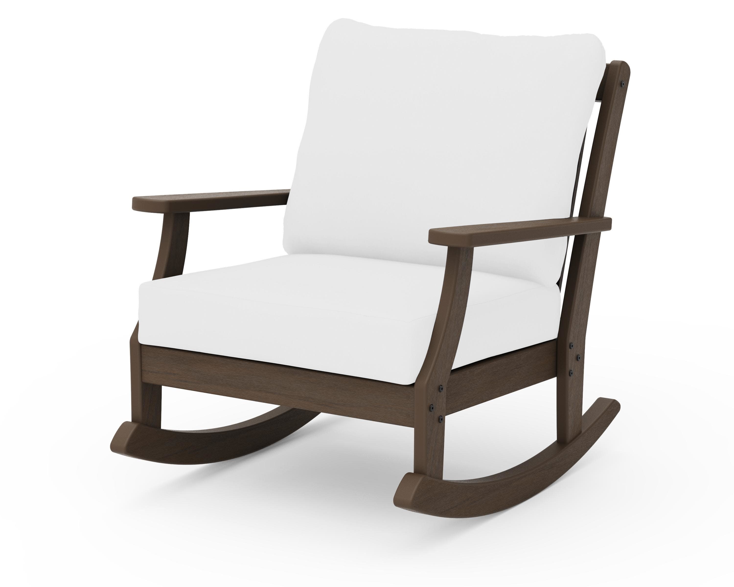 Braxton Deep Seating Rocking Chair in Kona / Natural